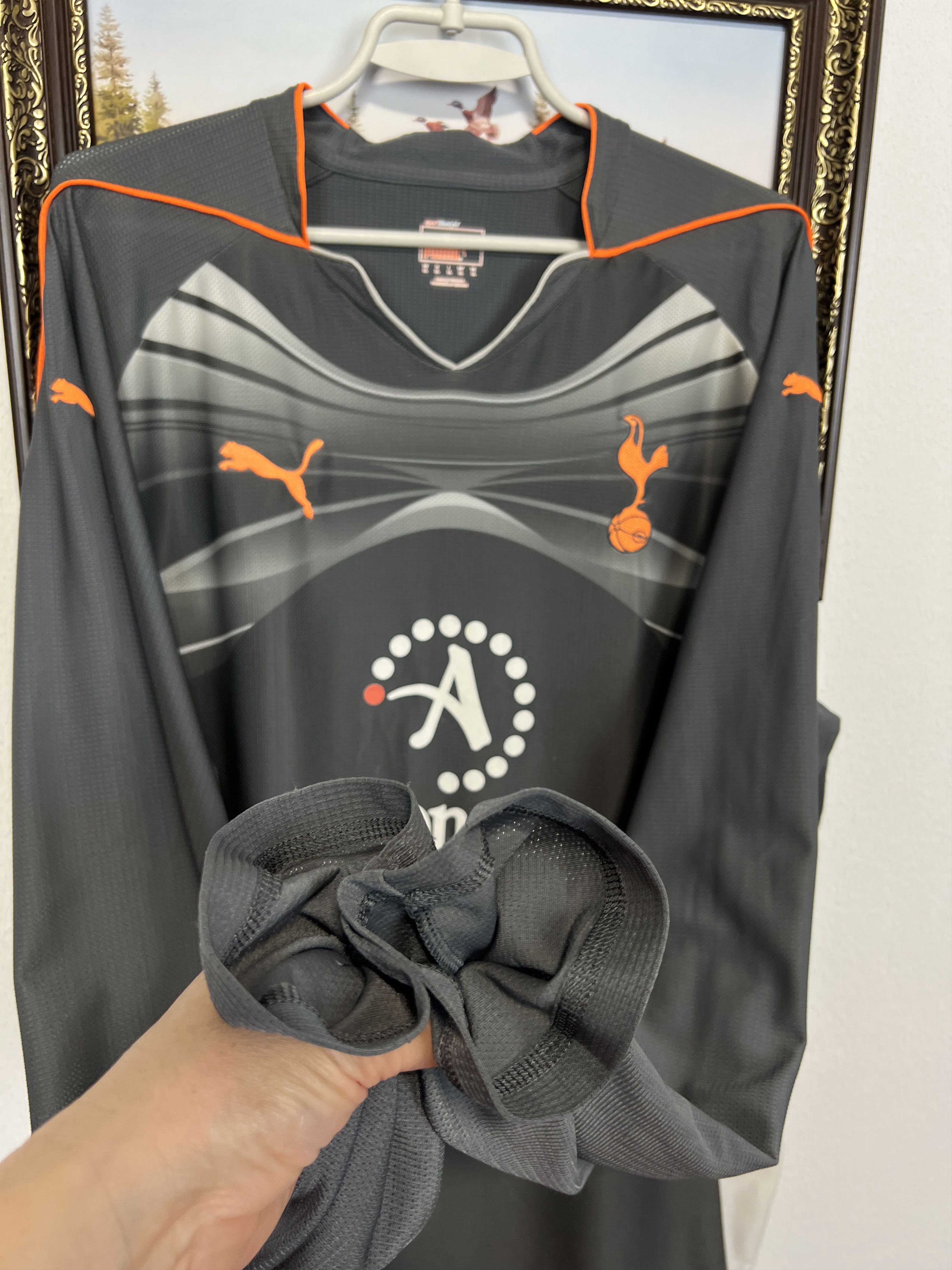 Puma Tottenham Hotspur 2010 Goalkeeper Shirt Soccer Jersey Trikot Size US XL / EU 56 / 4 - 6 Thumbnail