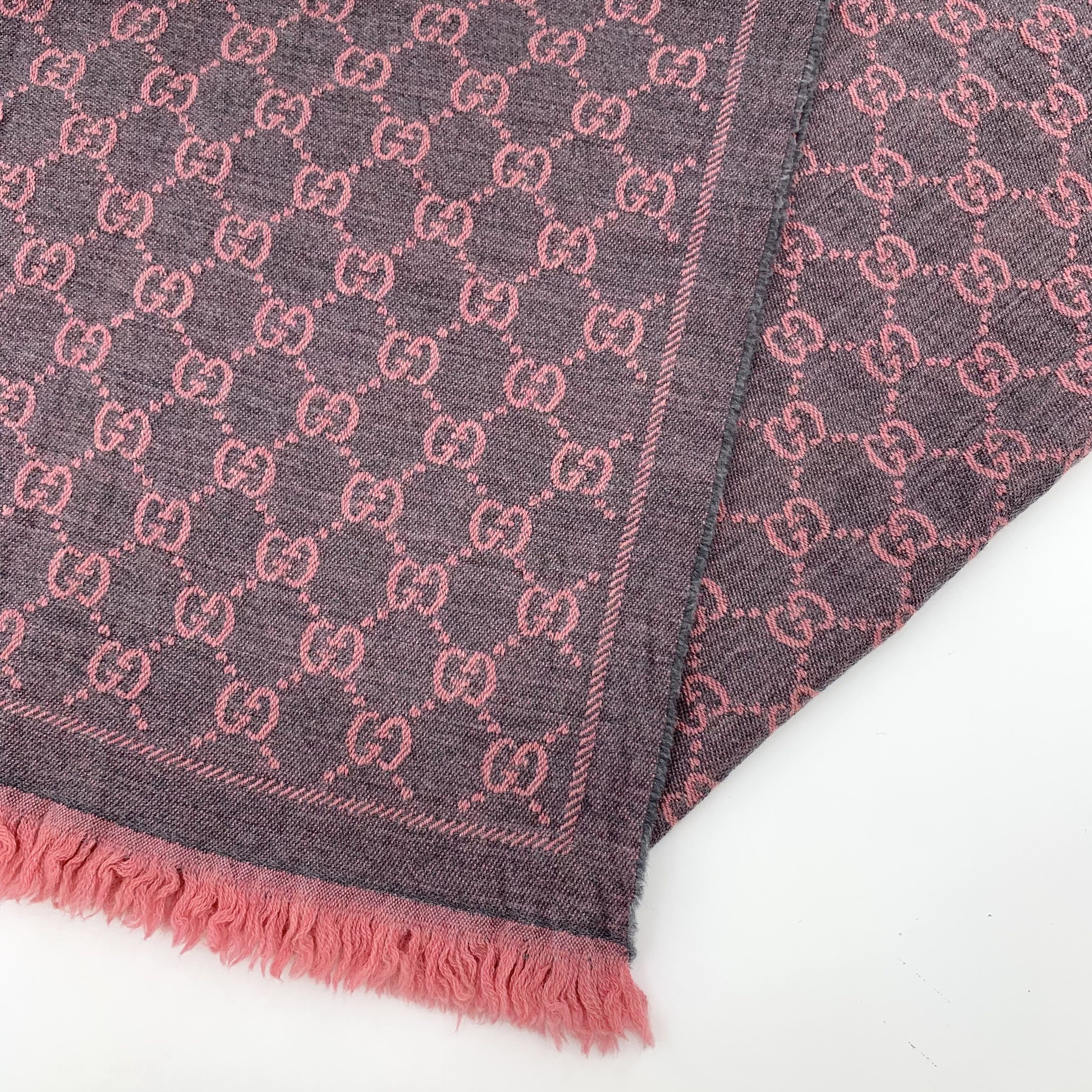 Gucci Gucci Monogram Wool Scarf (48 × 180 cm) Size ONE SIZE - 5 Thumbnail