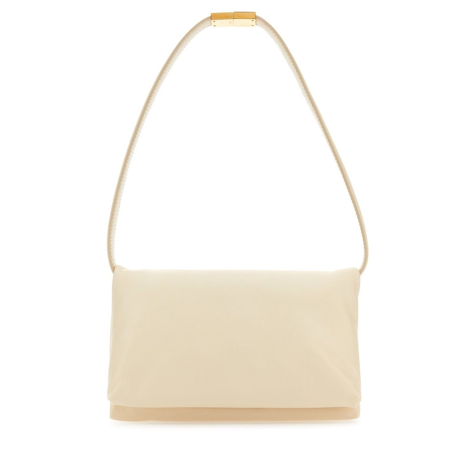 Marni MARNI Prisma Beige White Leather Shoulder Bag New & Authenti Size ONE SIZE - 1 Thumbnail