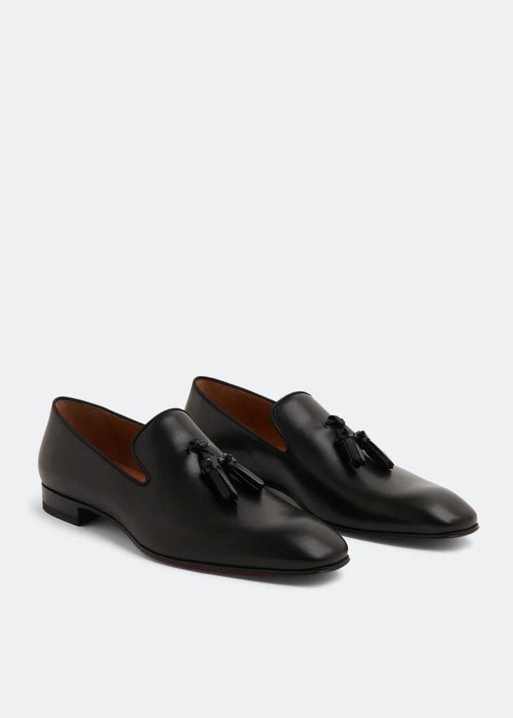 Christian Louboutin o1bcso1str0326 Slip Ons in Black Size US 12 / EU 45 - 4 Thumbnail