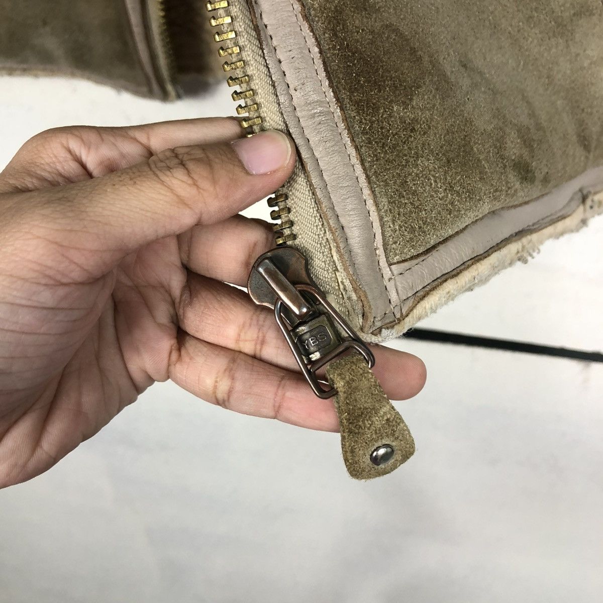 Japanese Brand 🔥VINTAGE GENUINE LEATHER TANK TOP SLEEVELESS NEXT STAGE Size US S / EU 44-46 / 1 - 17 Thumbnail