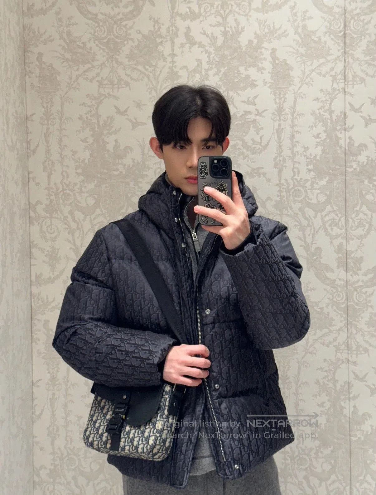 Dior Dior SS26 Spring Oblique Print Quilted Down Jacket. Size US L / EU 52-54 / 3 - 4 Thumbnail