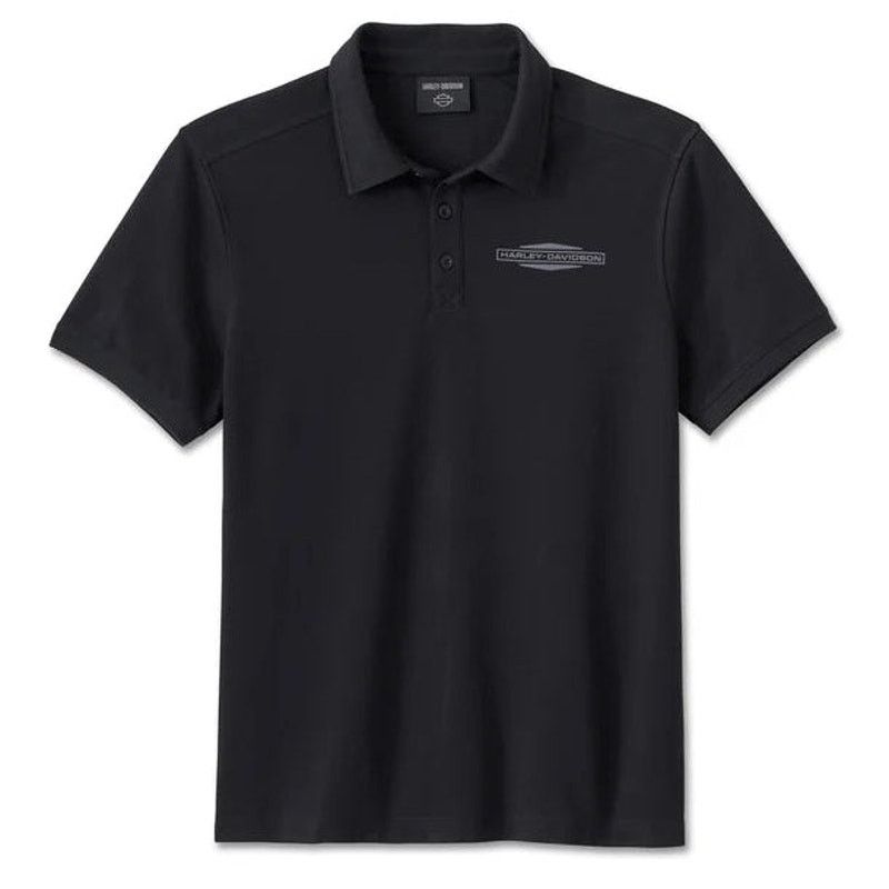 Harley Davidson NWT Harley Davidson Men's Stacked Bar & Shield Polo Size US L / EU 52-54 / 3 - 1 Thumbnail