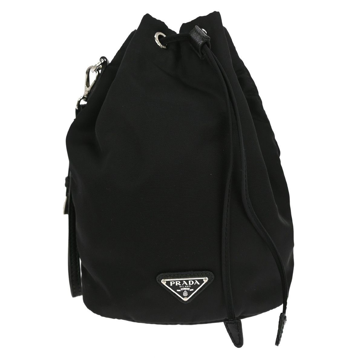Prada Prada Drawstring Wristlet Bucket Bag Tessuto Size ONE SIZE - 1 Thumbnail