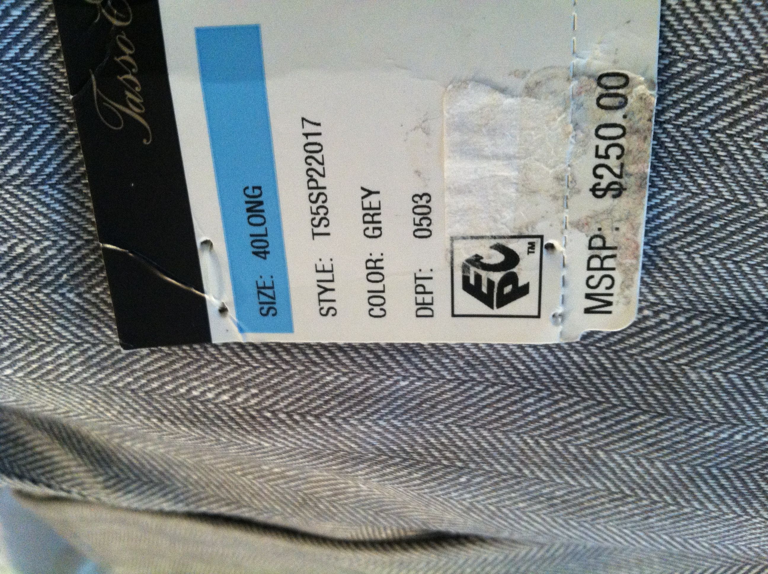 Tasso Elba TASSO ELBA MENS NEW 62%LINEN 38%VISCOSE SPORT JACKET 40L Size 40L - 7 Thumbnail