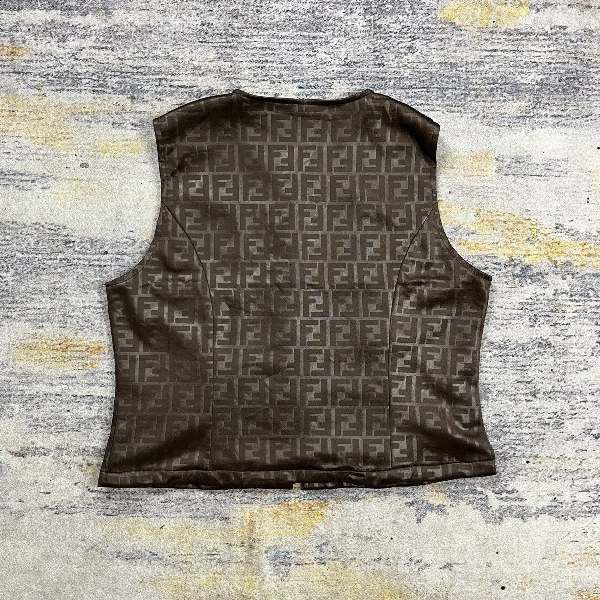 Fendi Vintage fendi ff monogram vest Size S / US 4 / IT 40 - 3 Thumbnail