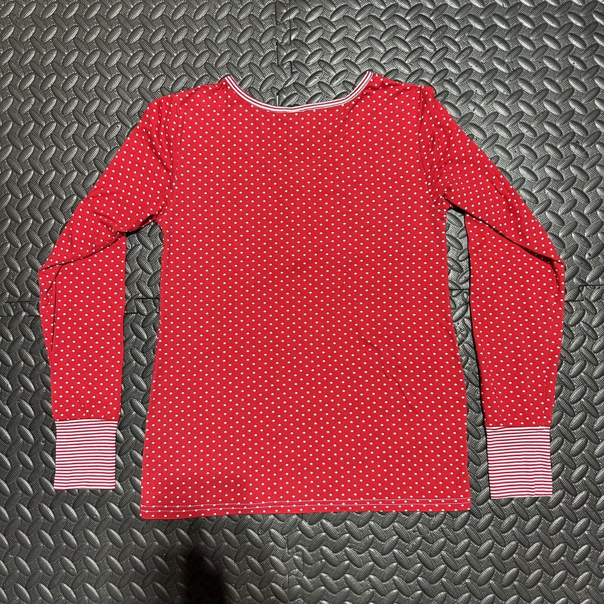 Bebe × Designer Bebe Sleepwear Pajama Shirt Henley Women's Small Polka Dot Size S / US 4 / IT 40 - 8 Thumbnail