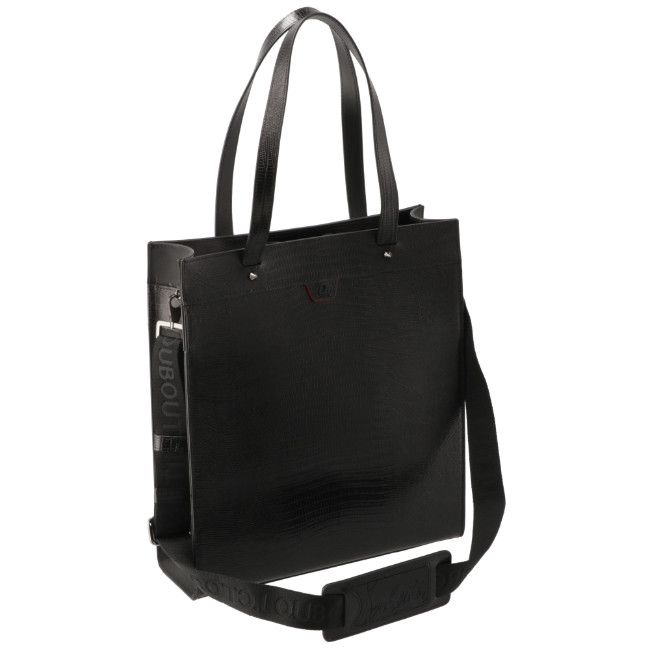 Christian Louboutin Rouistote Tote Bag Calfskin Black