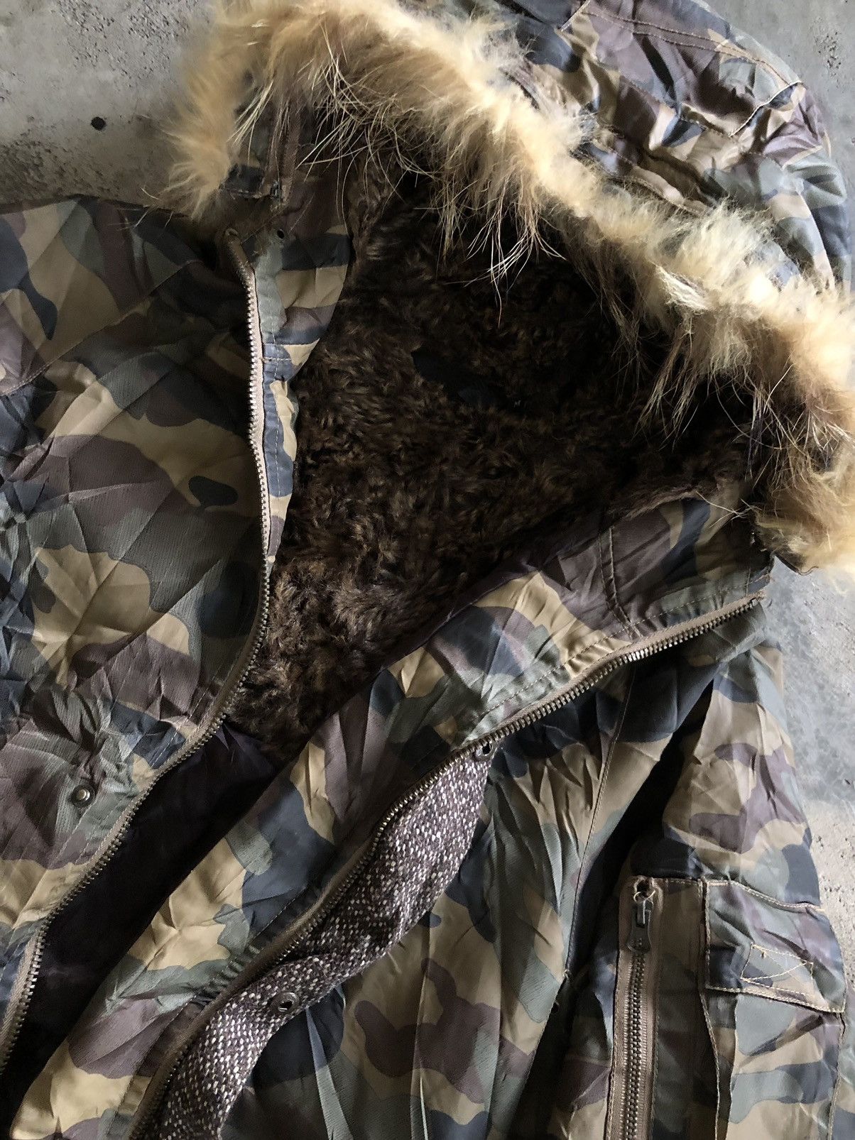 If Six Was Nine × Japanese Brand × Le Grande Bleu (L.G.B.) JAPANESE BRAND TRIXY JACKET CAMO FUR HOODIE LGBSTYLE Size US L / EU 52-54 / 3 - 6 Thumbnail