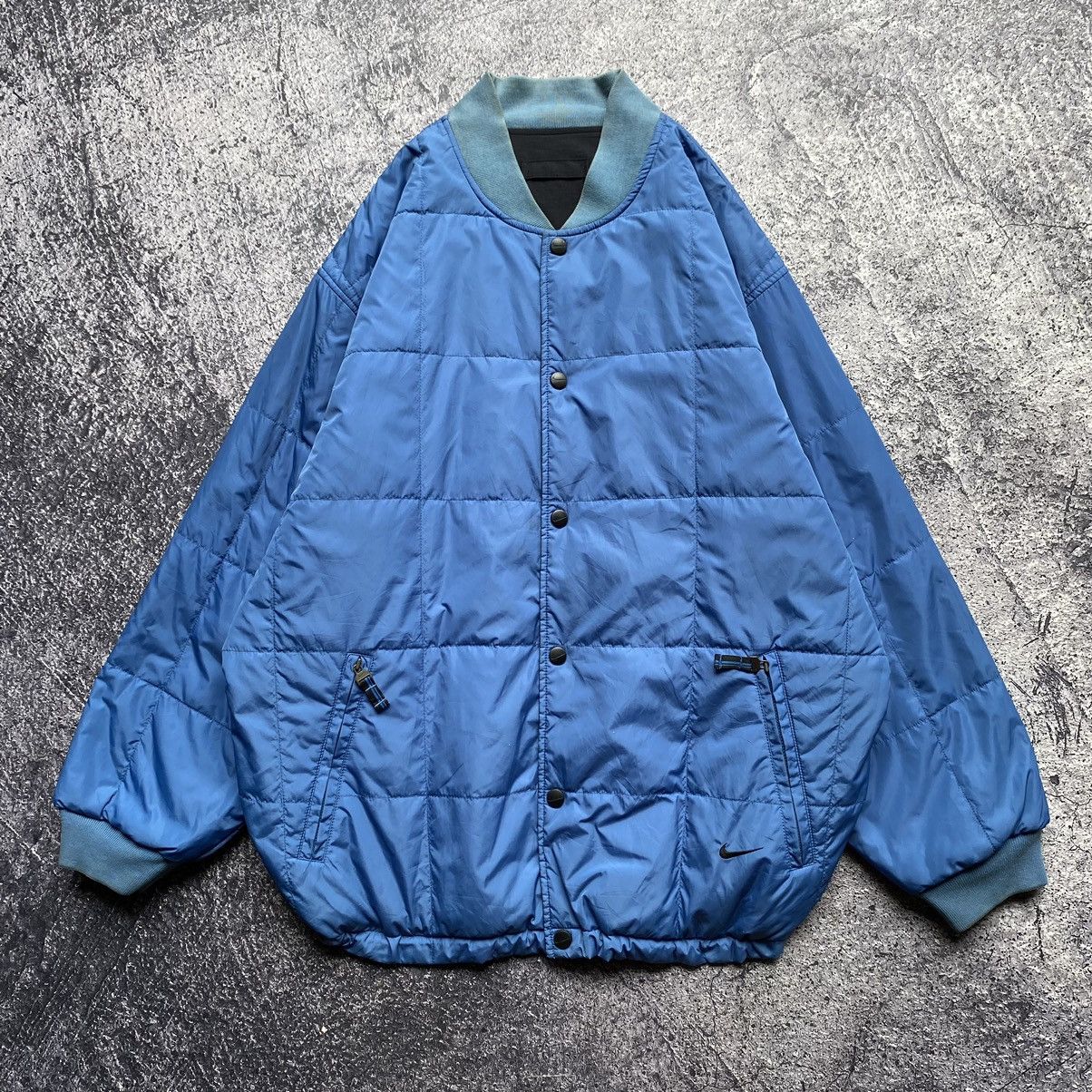 Vintage Vintage 90s NIKE Reversible Puffer Jacket Size US M / EU 48-50 / 2 - 4 Thumbnail
