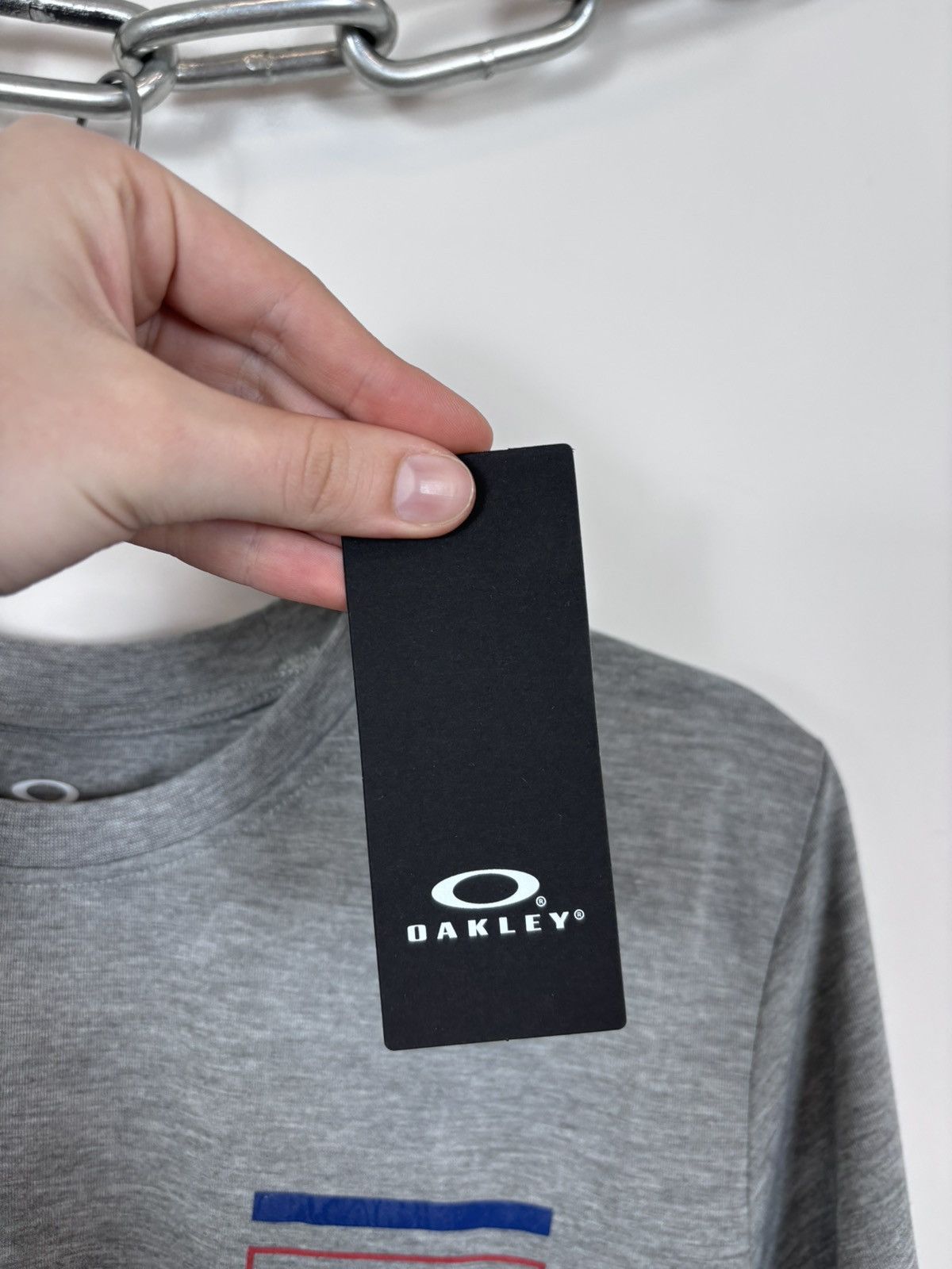 Oakley Oakley Gray Melange NWT Texas USA T-Shirt Tee Men’s Big Logo Size US S / EU 44-46 / 1 - 12 Thumbnail