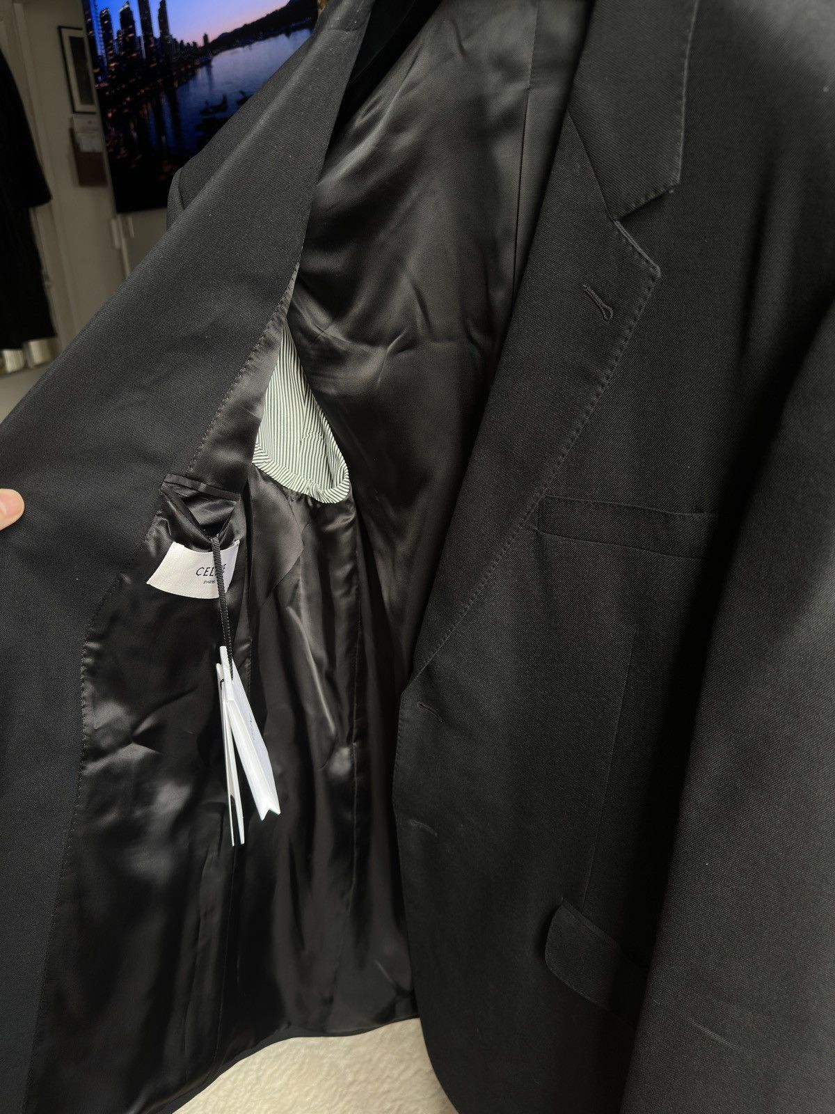 Celine Celine Hedi slimane gabardine blazer Size 50R - 5 Thumbnail