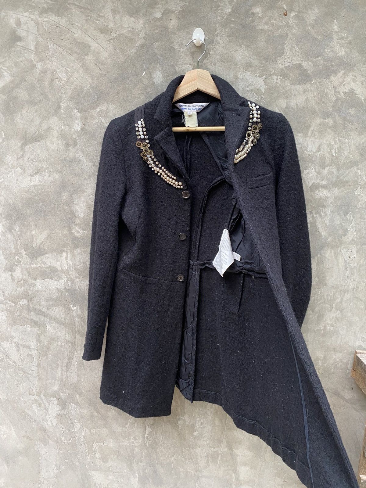 Comme des Garcons Comme Des Garcons W8J001 Wool Jacket Size S / US 4 / IT 40 - 5 Thumbnail