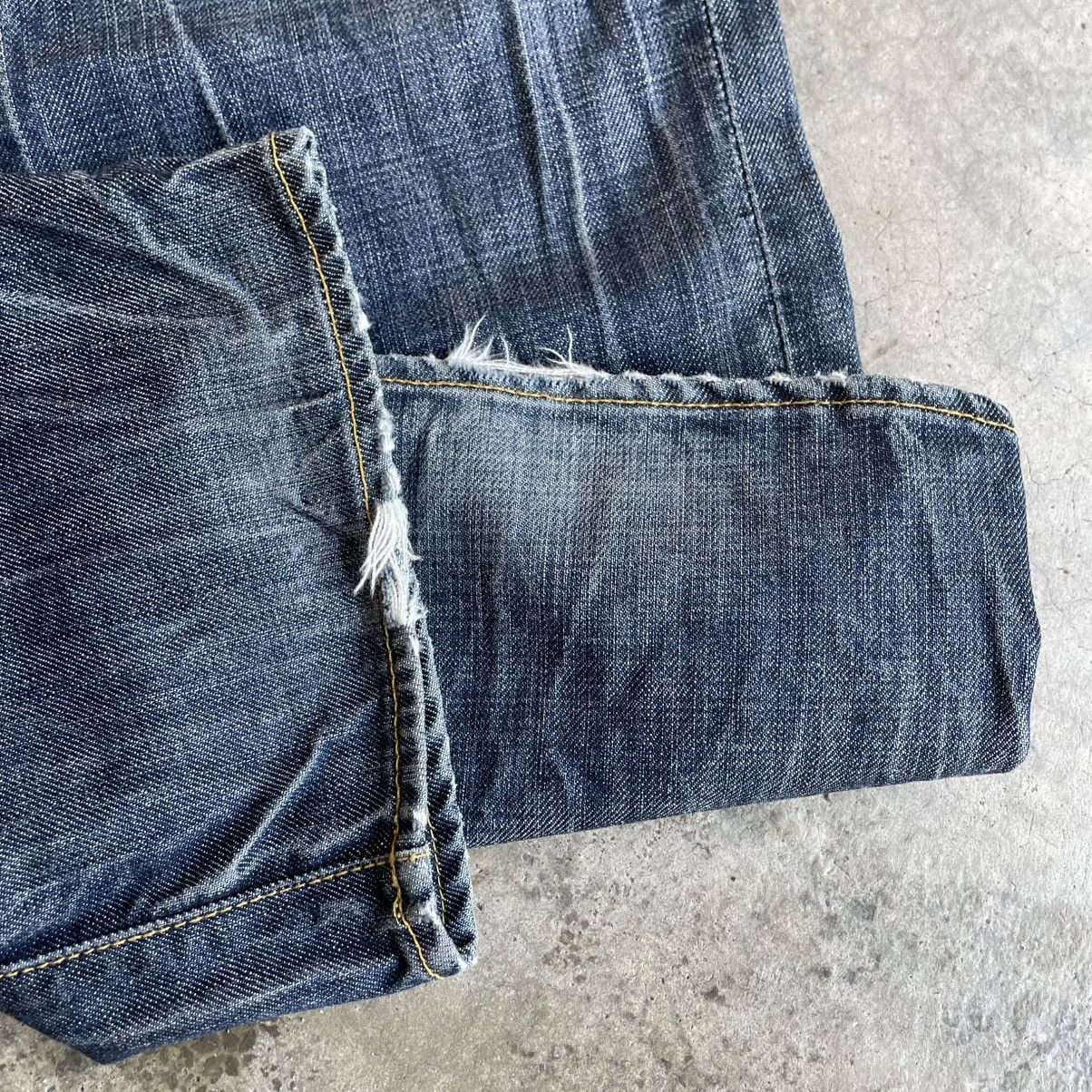 Los Angeles Apparel 🔥Vintage Los Angeles Denim Alter Distress Denim Jeans Size US 32 / EU 48 - 7 Thumbnail