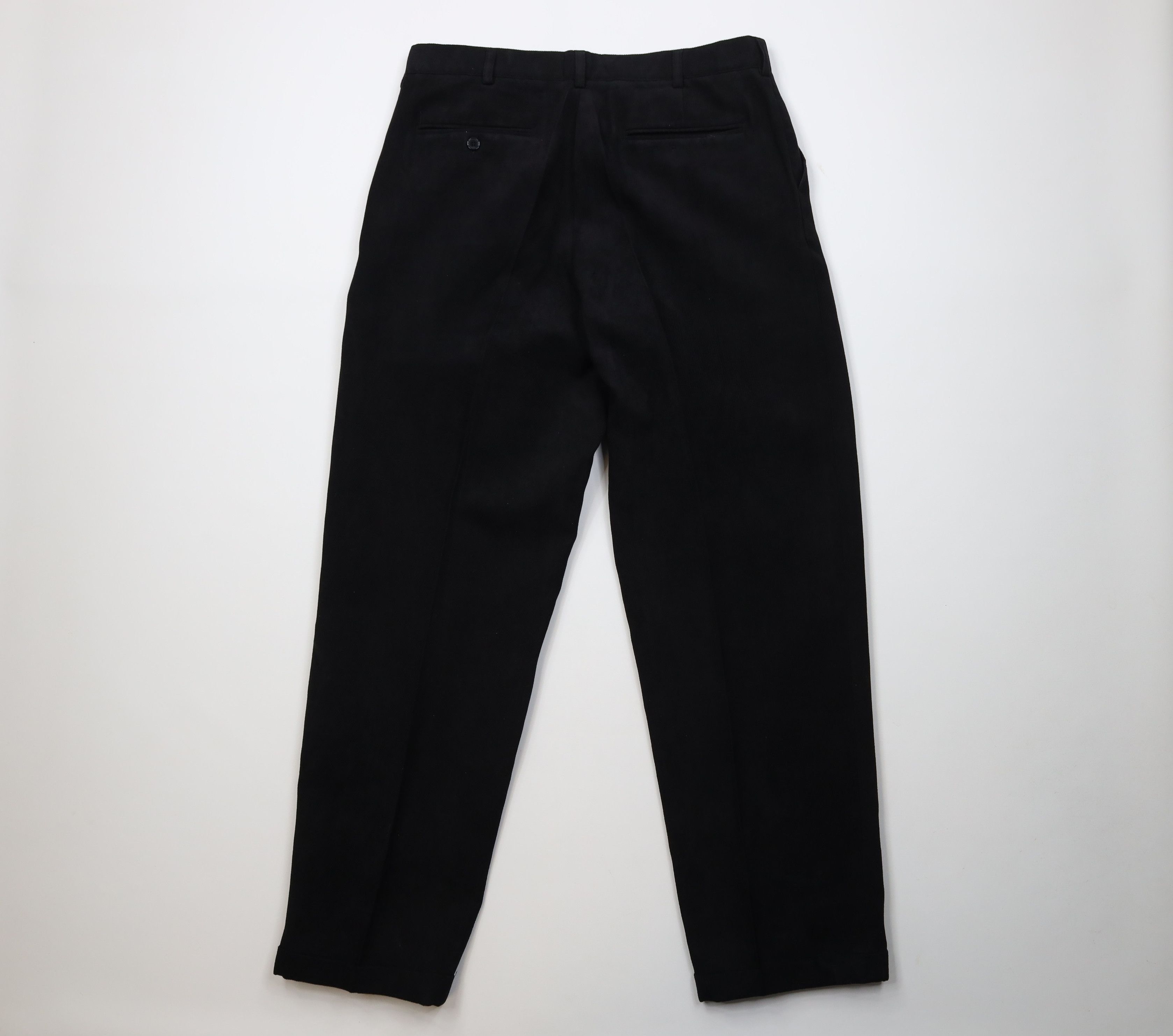 Vintage Vintage 90s Streetwear Microfiber Corduroy Chino Pants Black Size US 36 / EU 52 - 9 Thumbnail