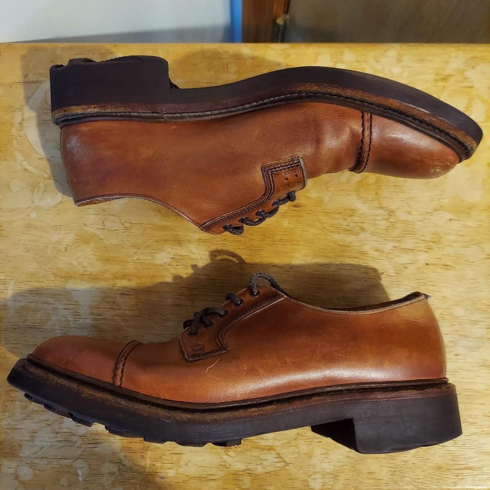 Polo Ralph Lauren Polo Ralph Lauren 94% Ridgeway Men's US 8 D Leather Oxfords Size US 8 / EU 41 - 5 Thumbnail