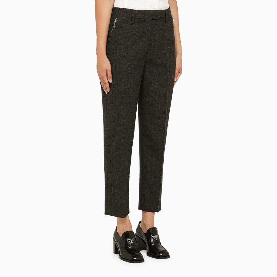 Prada o1d2blof0924 Pants in Grey Size 27" / US 4 / IT 40 - 3 Thumbnail