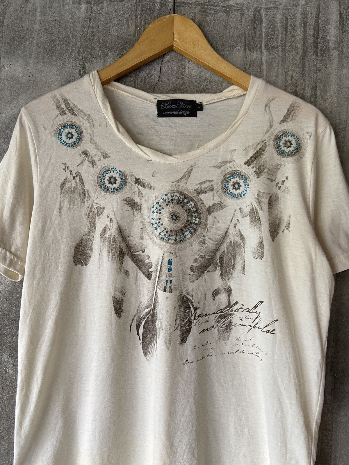 Japanese Brand BEAUMERE IMMORTAL DESIGNNTEE SHIRT Size US M / EU 48-50 / 2 - 2 Thumbnail