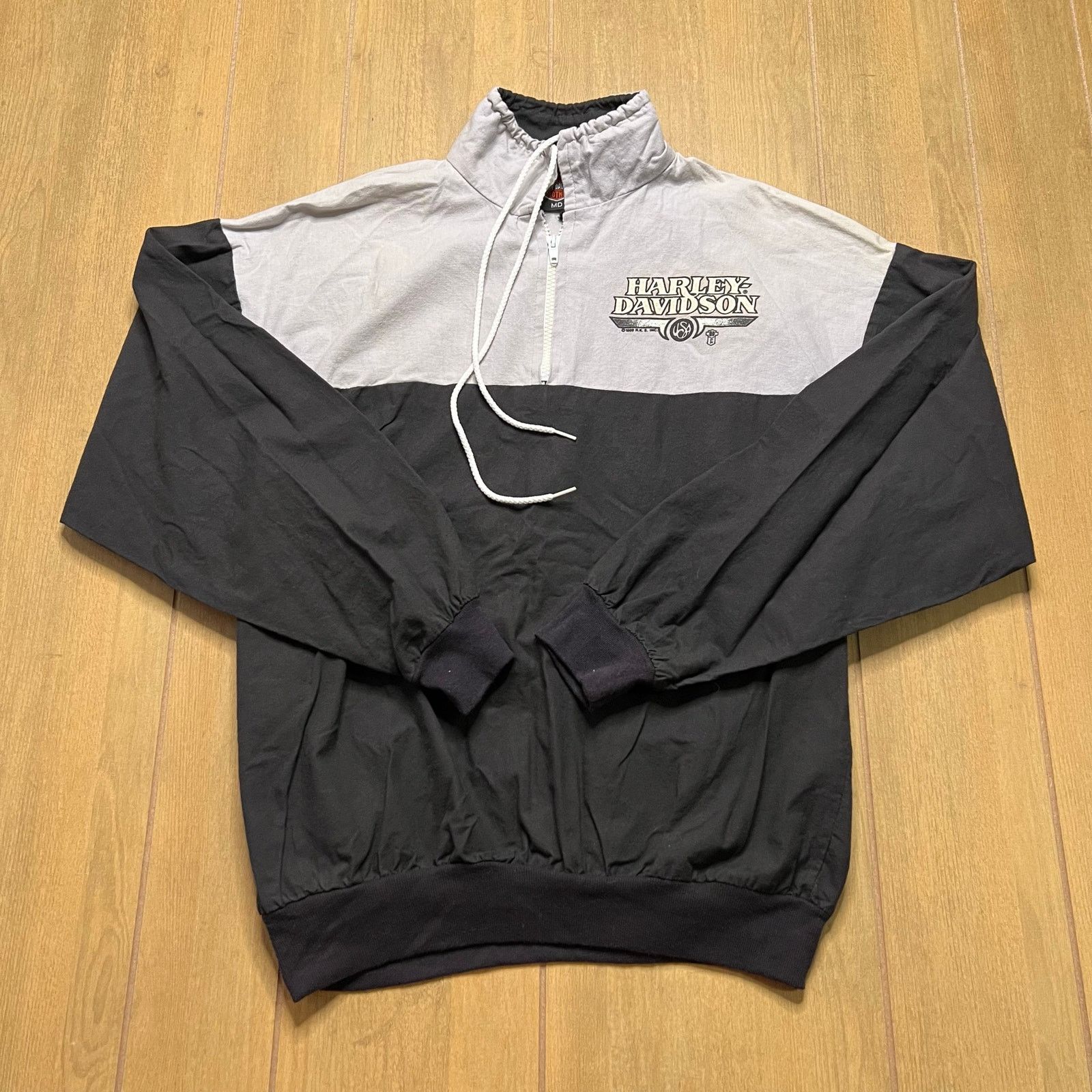 Harley Davidson Vintage 1989 Harley Davidson Pullover Windbreaker Jacket M Size US M / EU 48-50 / 2 - 13 Thumbnail