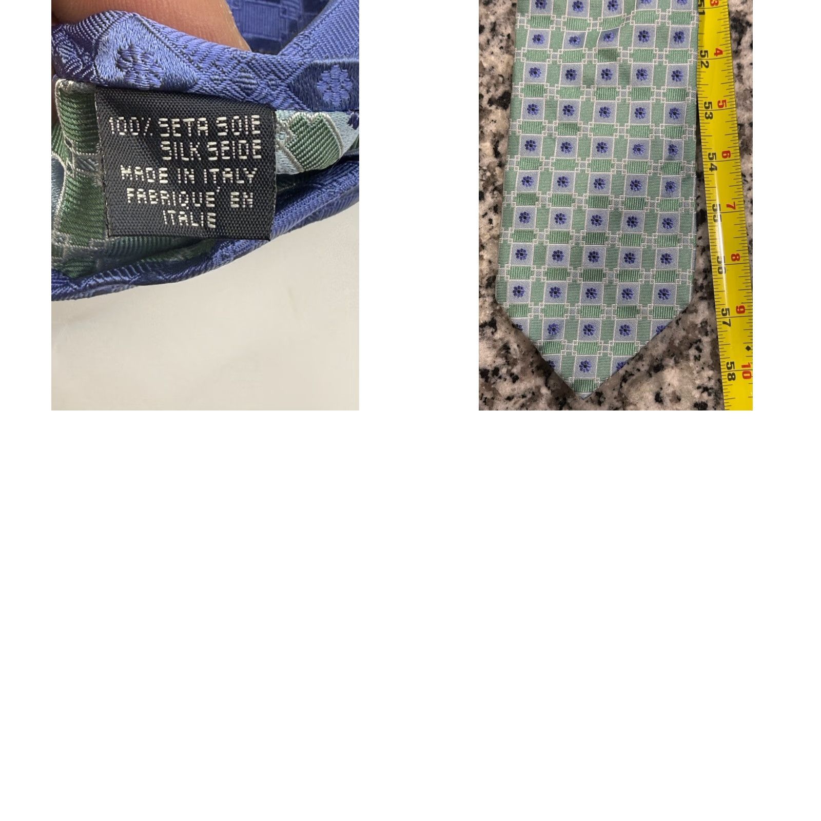 Canali CANALI Neck Tie Geometric Floral 100% Silk Made in Italy Men Multicolor Tie Adults Size Not Specified Size ONE SIZE - 8 Thumbnail