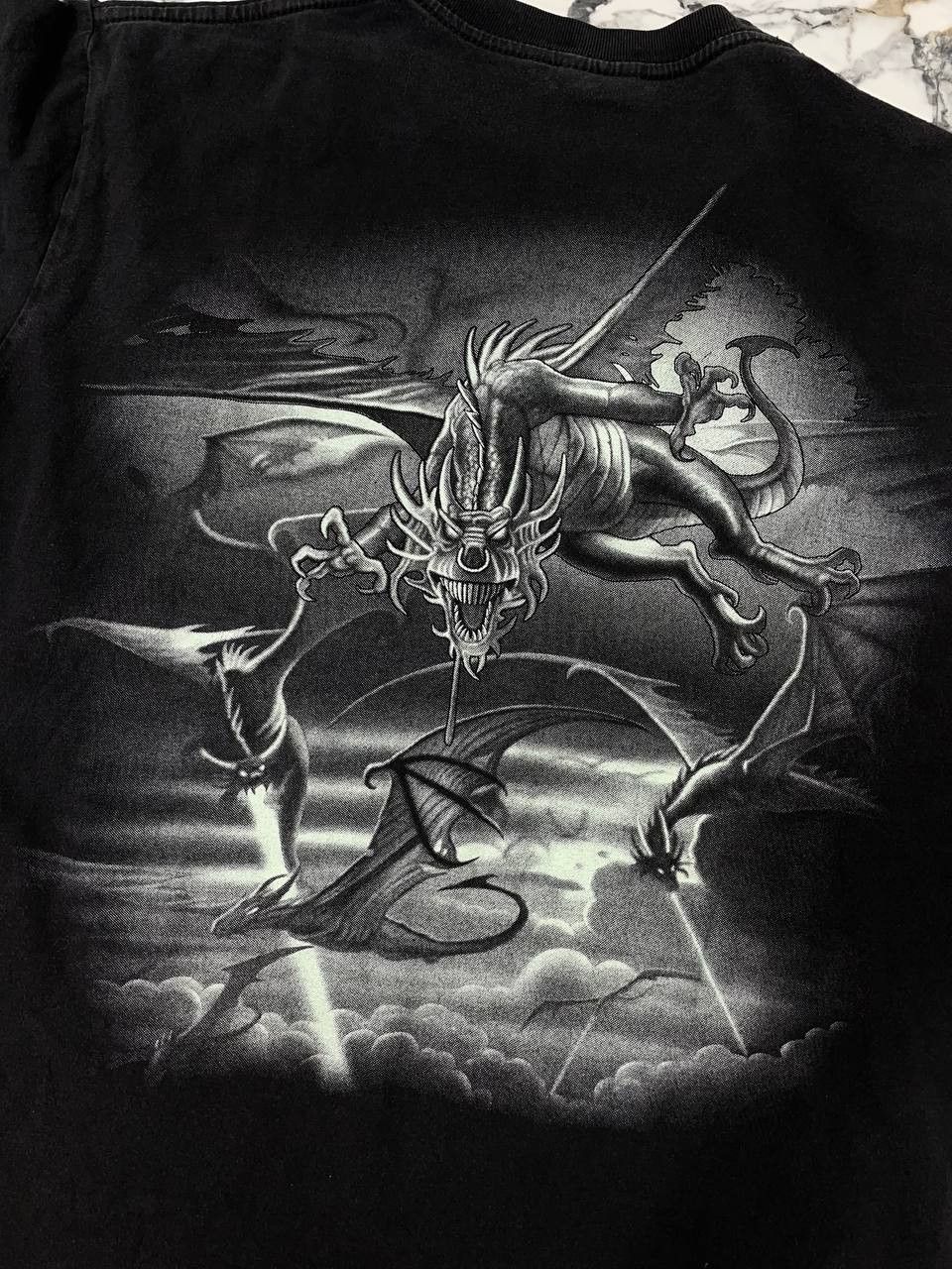 Other Doc Blac Y2K Vintage T-Shirt–Black with Purple Dragon on Size US M / EU 48-50 / 2 - 7 Thumbnail