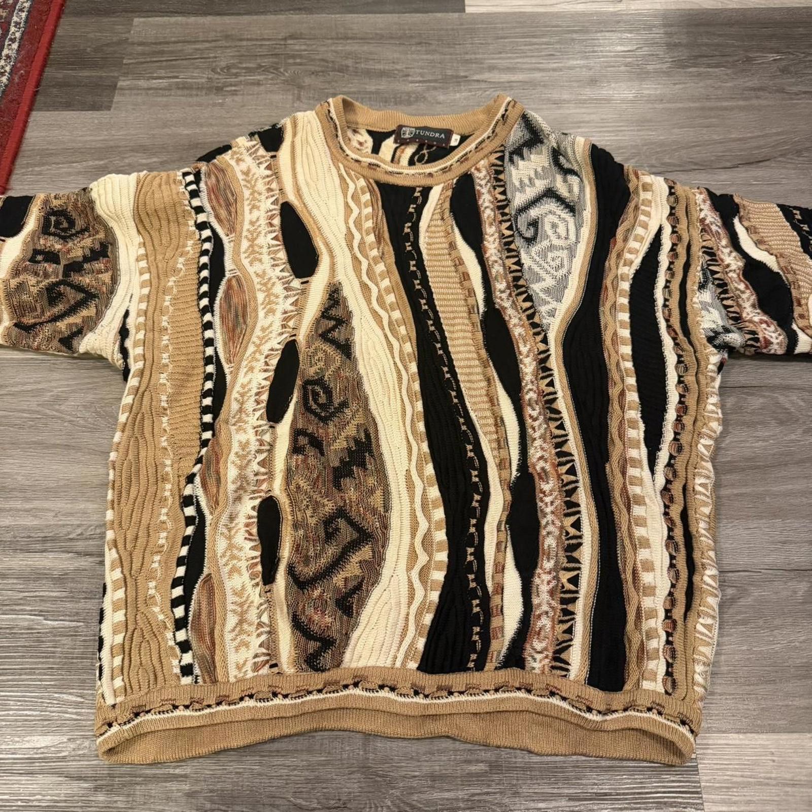 Tundra vintage tundra coogi style 3D knit sweater 90s L Size US L / EU 52-54 / 3 - 4 Thumbnail
