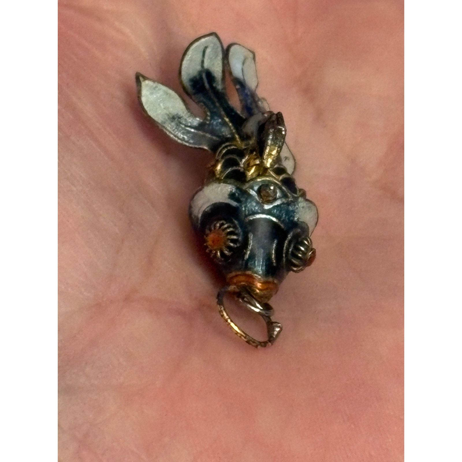 Other Vintage Articulating Enamel Fish Pendant or charm Size ONE SIZE - 5 Thumbnail