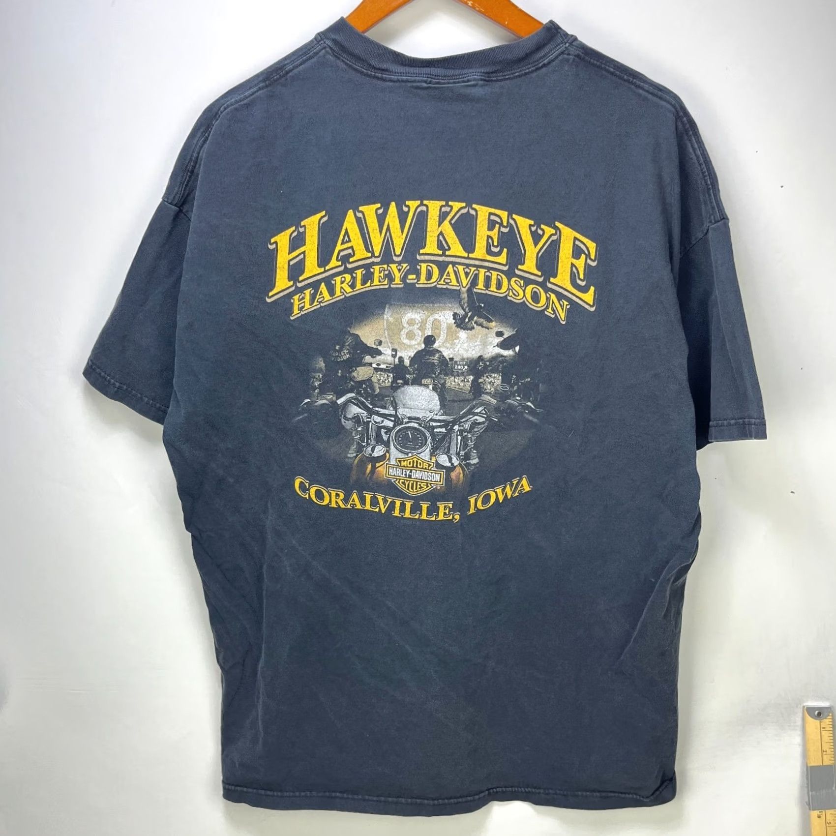 Harley Davidson Vintage Harley-Davidson T Shirt 2XL Black Graphic Print Crew Neck Short Sleeve Mens Outdoors 90s Skull Fire Irons δο Size US XXL / EU 58 / 5 - 4 Thumbnail