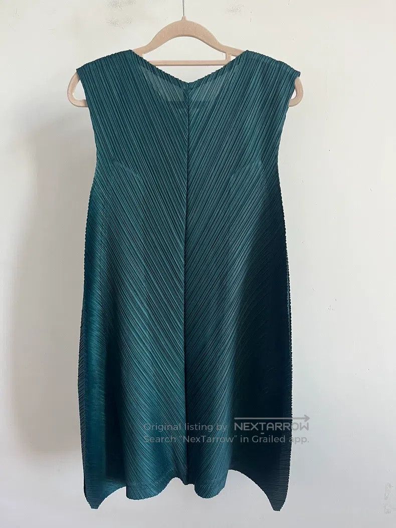 Issey Miyake Issey Miyake Green Camisole Size L / US 10 / IT 46 - 2 Thumbnail