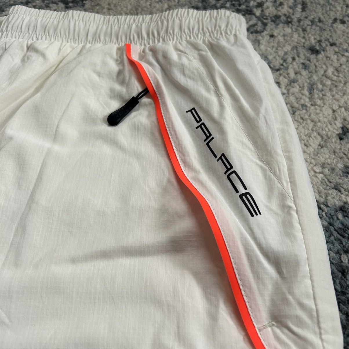 Palace SUMMER 2018 NYLON CRiNK RUNNER SHORTS WHiTE 3M SAFETY ORANGE Size US 34 / EU 50 - 5 Thumbnail