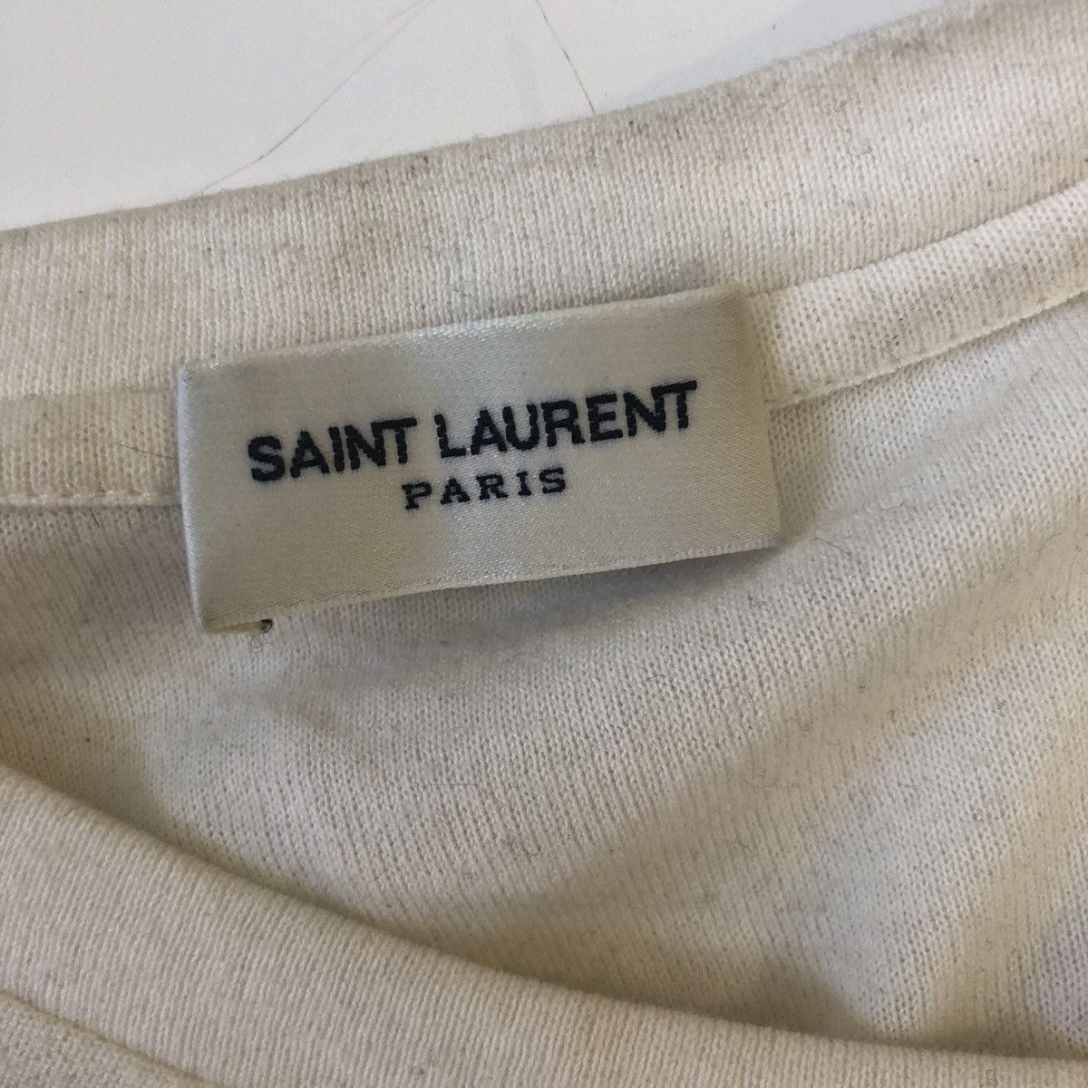Saint Laurent Paris SAINT LAURENT PARIS “1971” Felted tee s\s17 Size US S / EU 44-46 / 1 - 3 Thumbnail