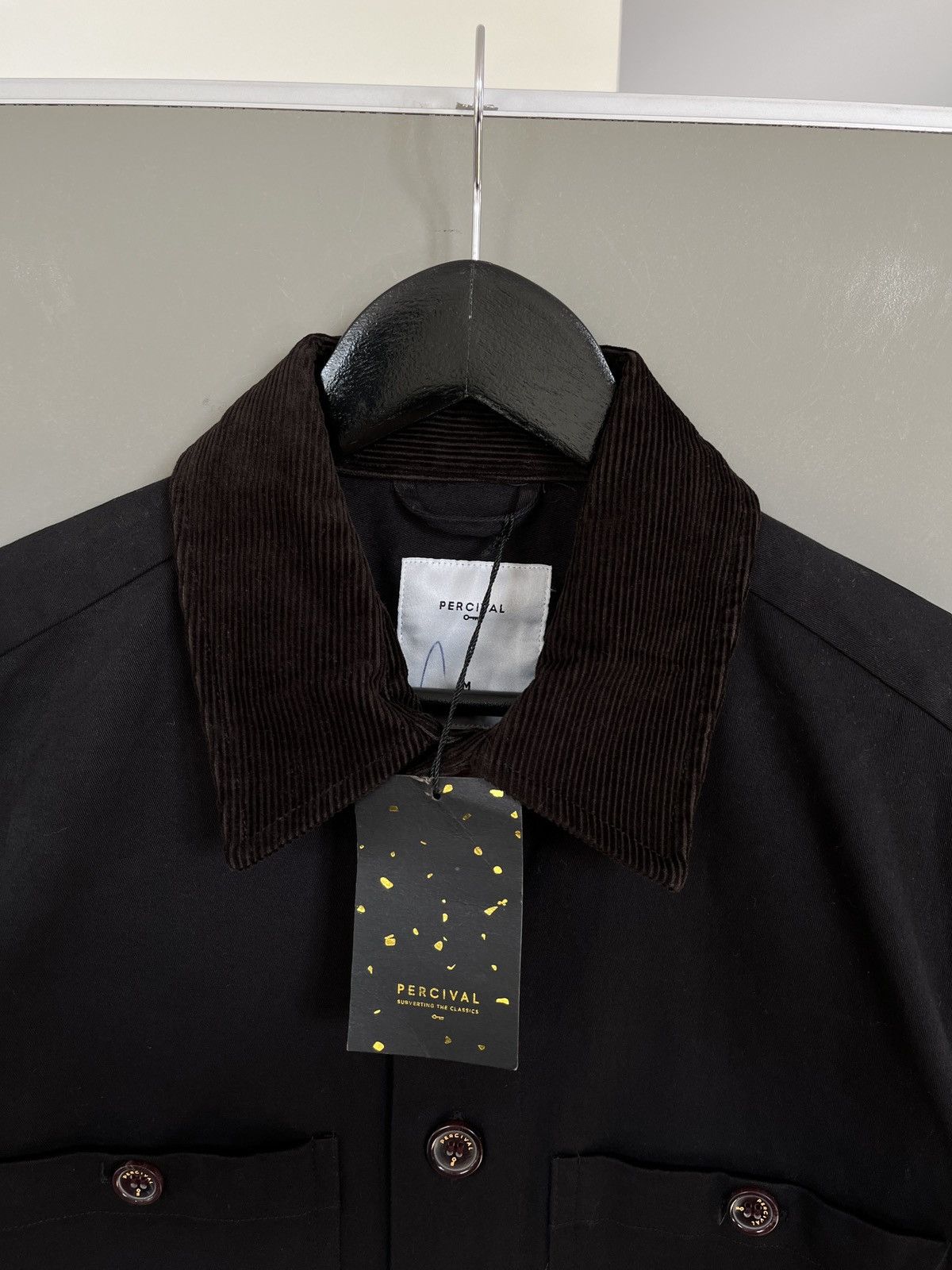 Percival Percival Twill Black Work Chore Jacket Size US M / EU 48-50 / 2 - 4 Thumbnail