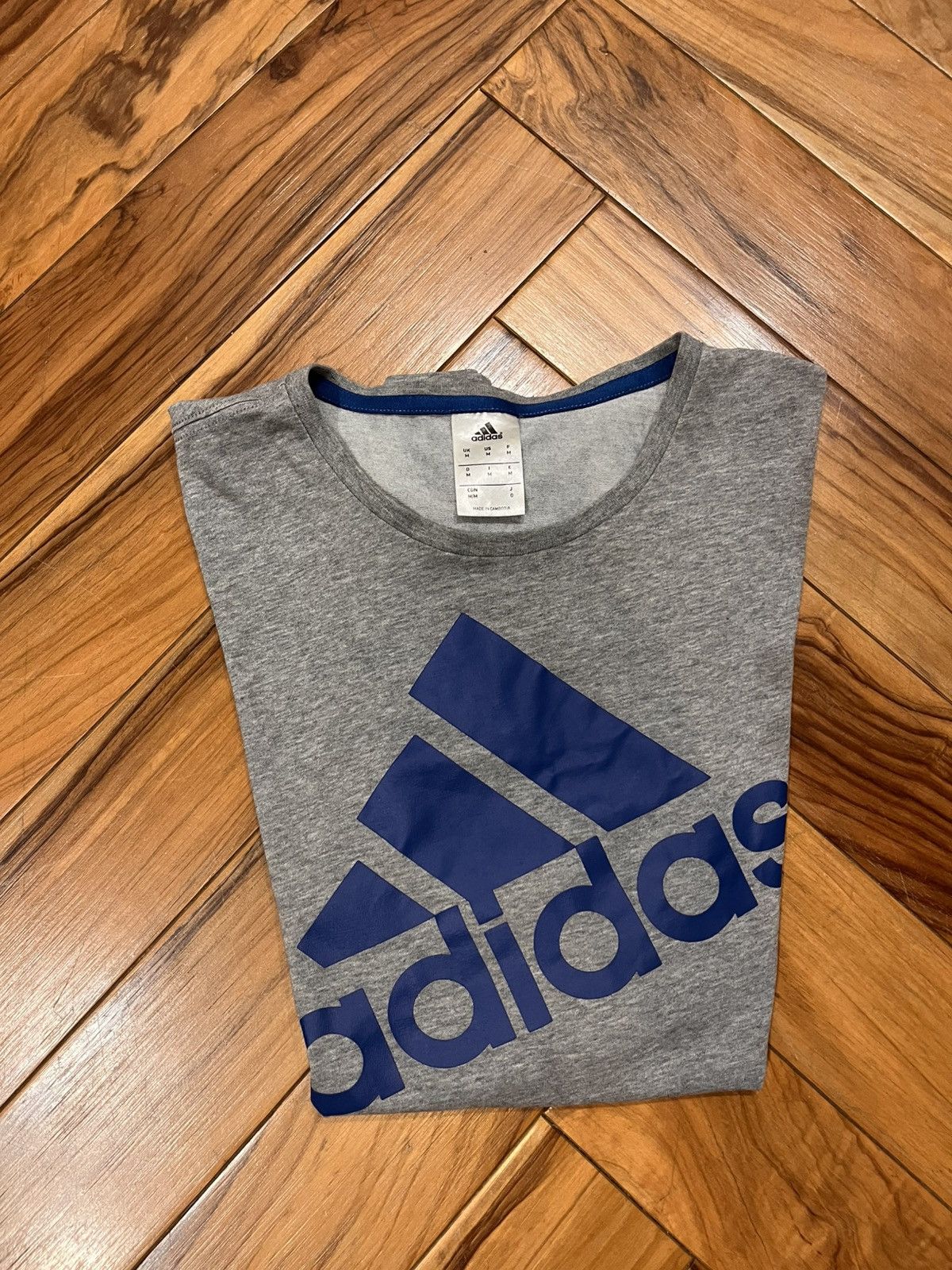 Adidas Adidas Men’s Grey Graphic T-Shirt – Size M Size US M / EU 48-50 / 2 - 8 Thumbnail
