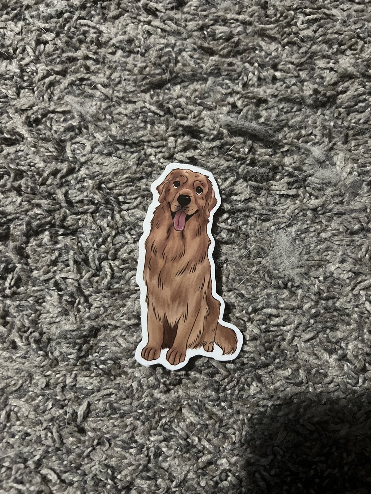 Hypebeast Golden Retriever Sticker Size ONE SIZE - 1 Thumbnail