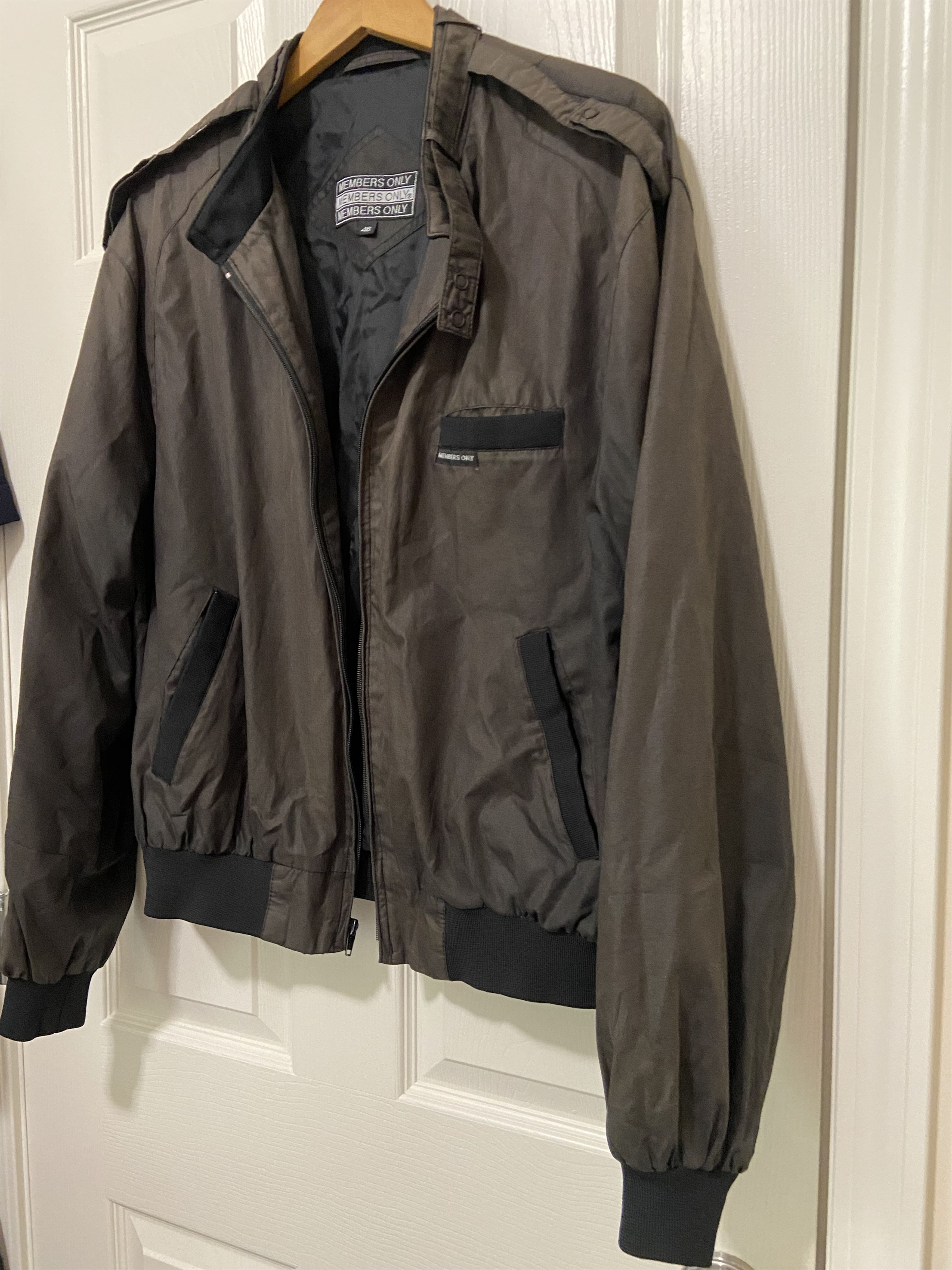 Members Only MEMBER’S ONLY Size 46 Jacket VINTAGE Authentic Bomber Brown Size US XL / EU 56 / 4 - 2 Thumbnail