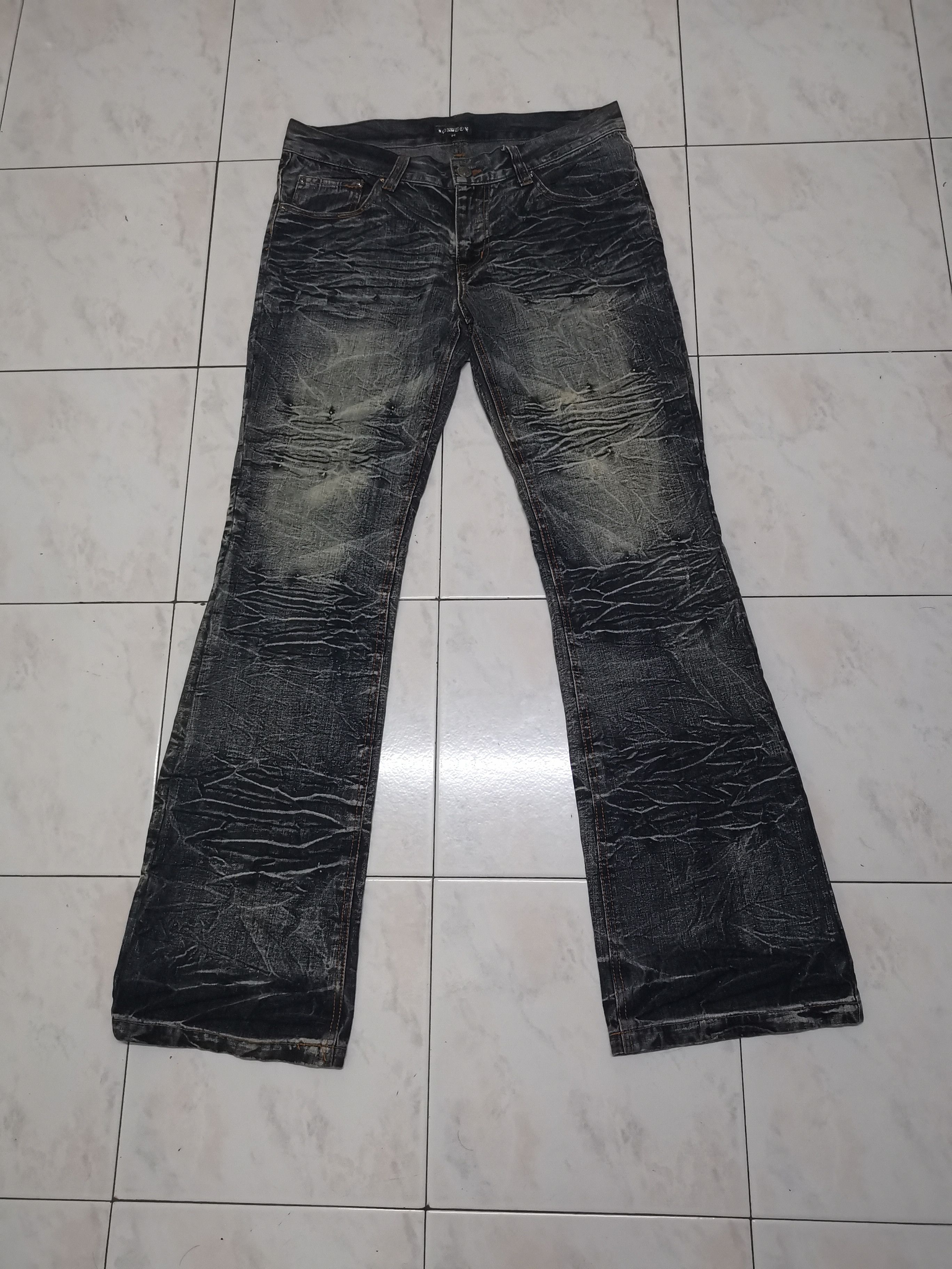Vintage lowbox flared jeans