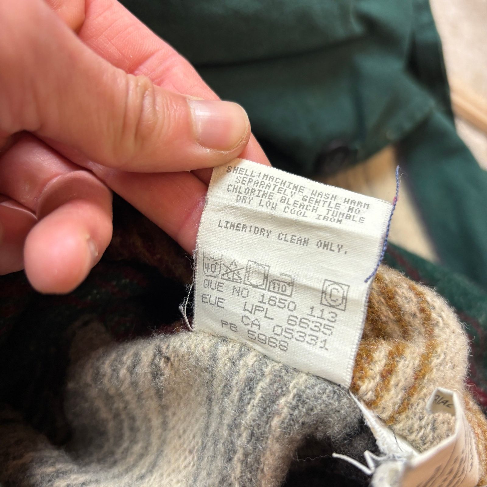 Vintage × Woolrich Woolen Mills Vintage 90s Woolrich Wool Lined Green Barn Jacket Mens L USA Size US L / EU 52-54 / 3 - 10 Thumbnail