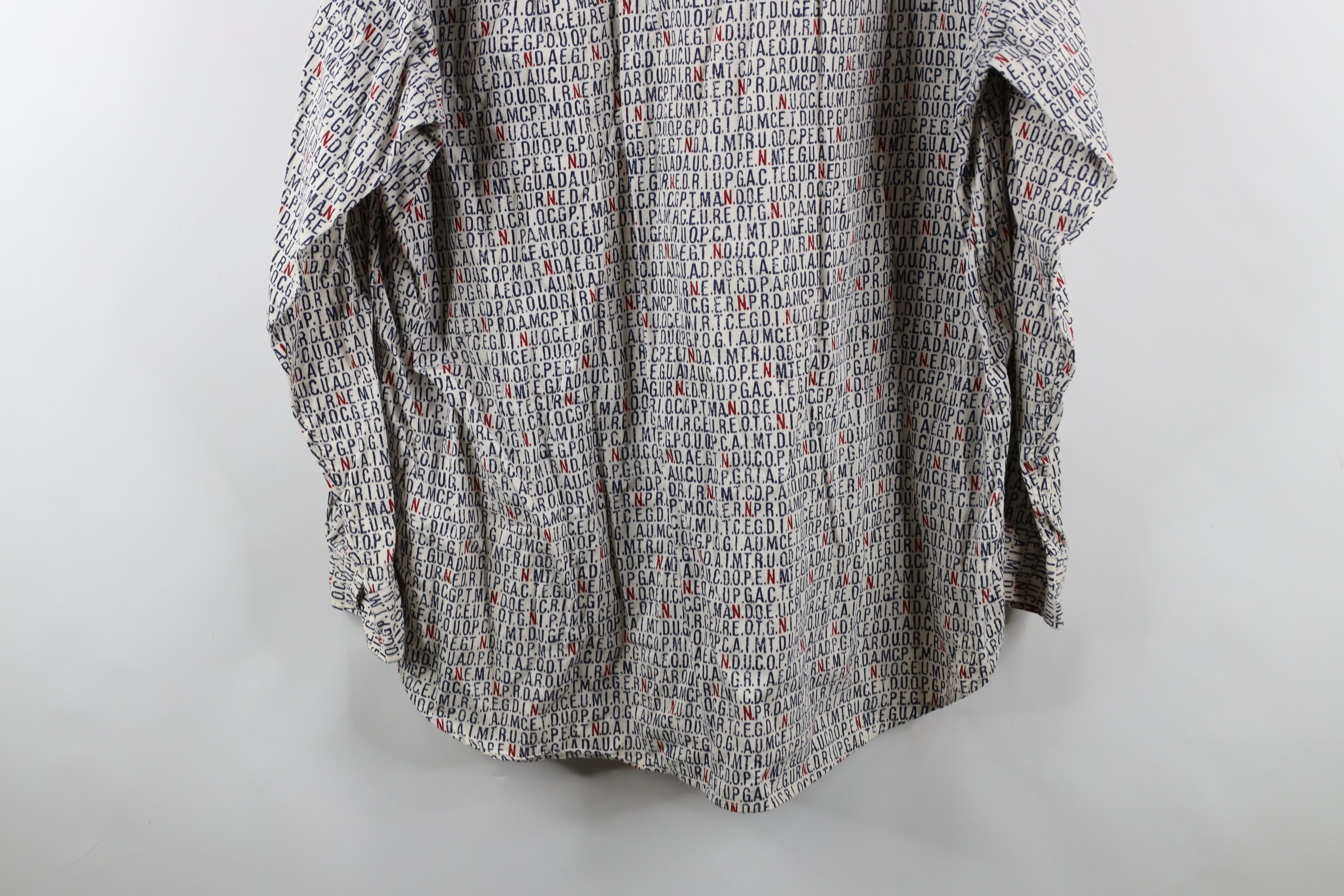 Nautica × Vintage Vintage 90s Nautica All Over Print Button Down Shirt Size US XL / EU 56 / 4 - 11 Thumbnail