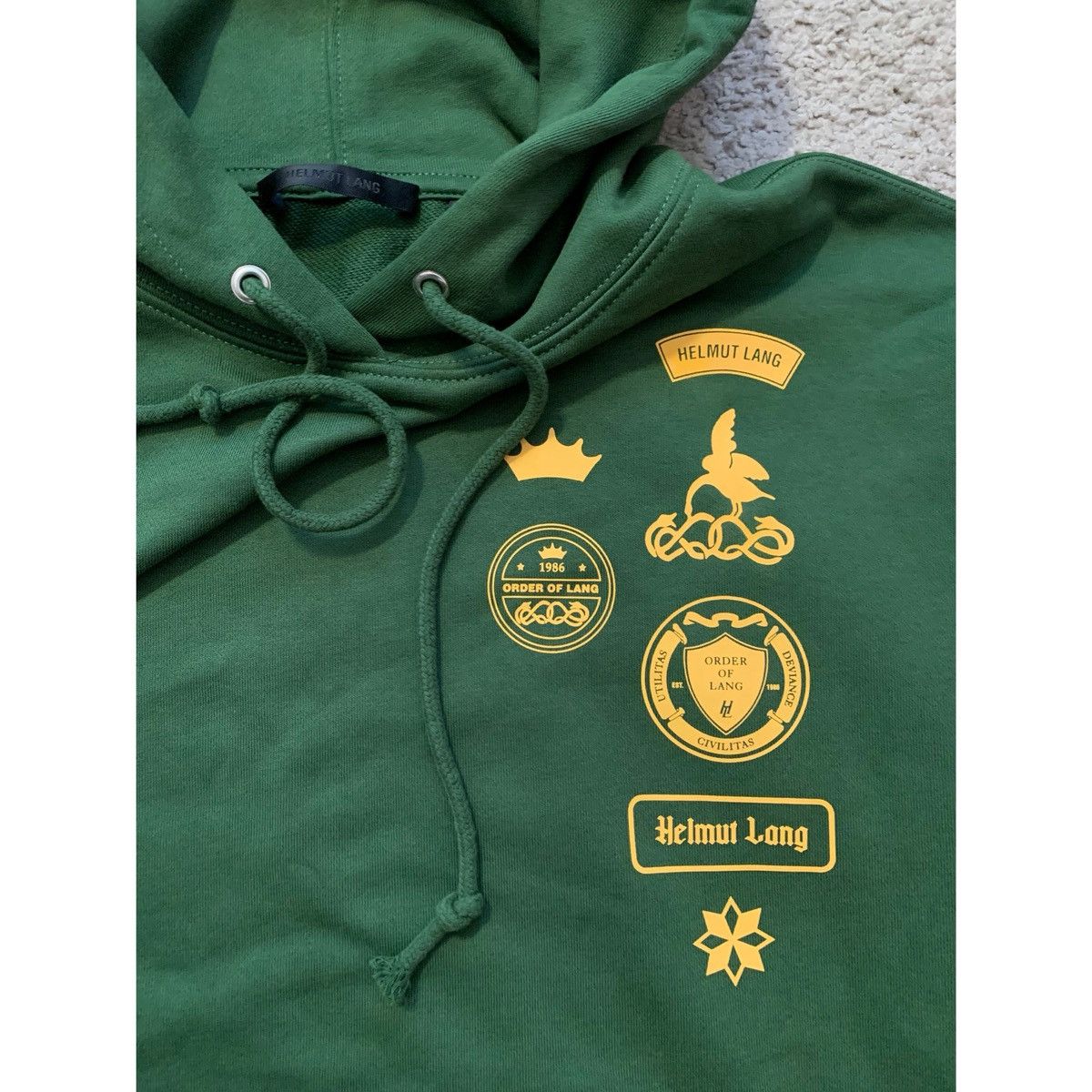 Helmut Lang HELMUT LANG SOCIETAS HOODIE Size US M / EU 48-50 / 2 - 3 Thumbnail