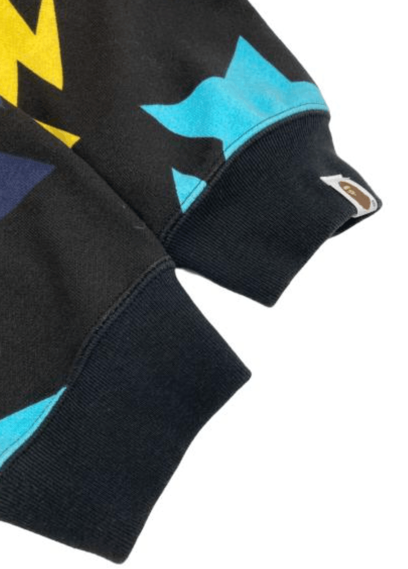 Bape Bape Black Multi Sta Pattern Star Full Zip Hoodie Size US L / EU 52-54 / 3 - 9 Thumbnail