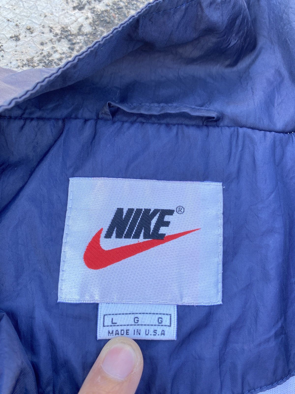 Nike Nike Colour Block Vintage Jacket Size US L / EU 52-54 / 3 - 8 Thumbnail
