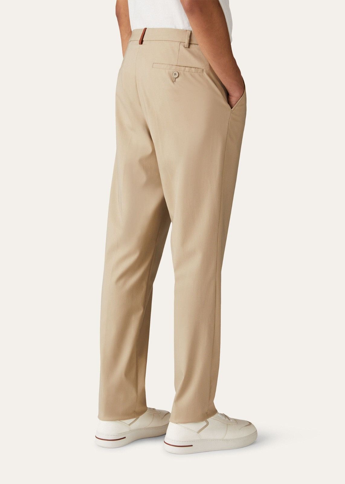 Loro Piana o1srvl11e1224 Golf Pant in Light Beige Size US 40 / EU 56 - 2 Thumbnail