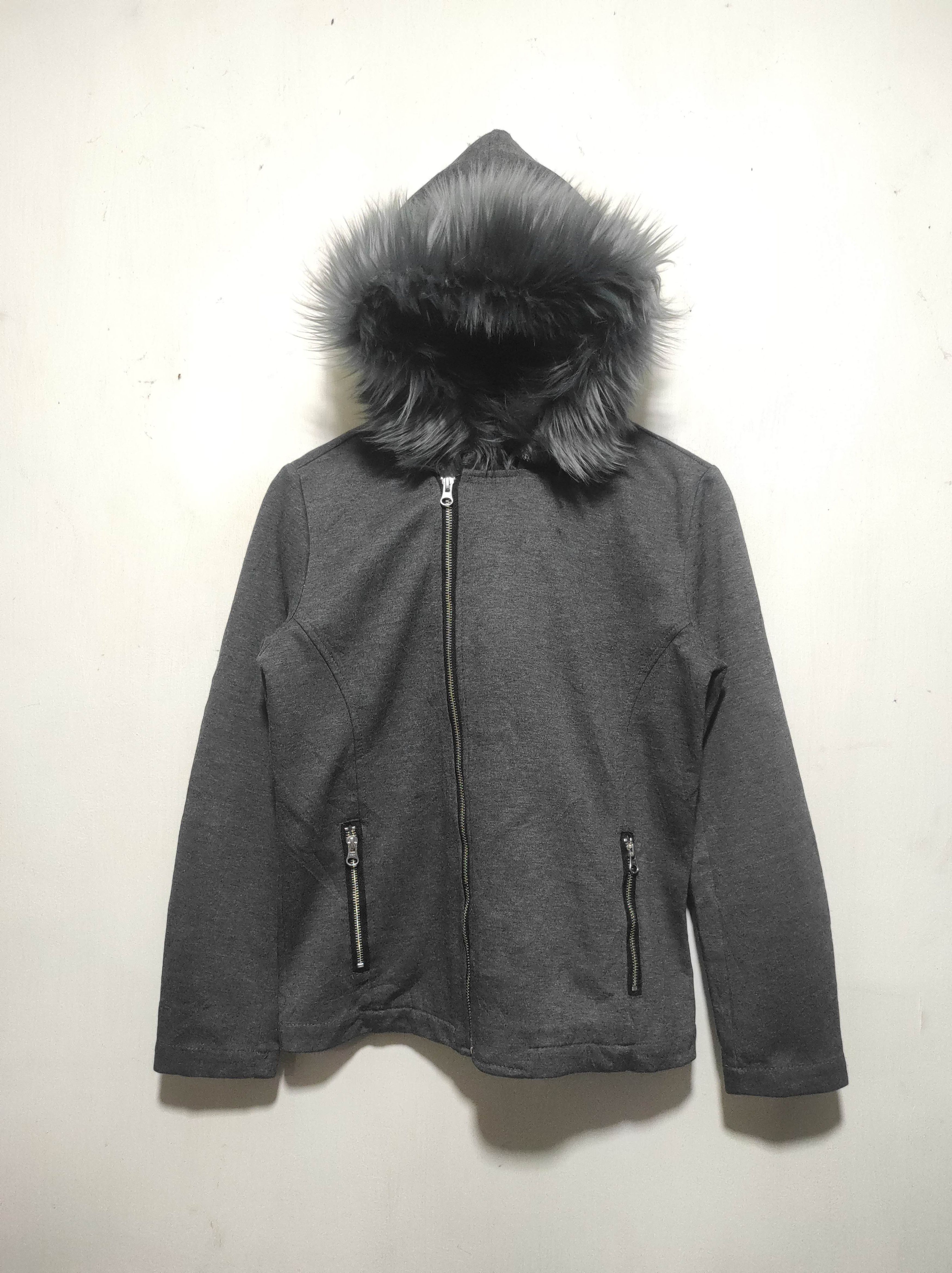 Rageblue Asymetrical zip fur hoodie i6w9 LGB style
