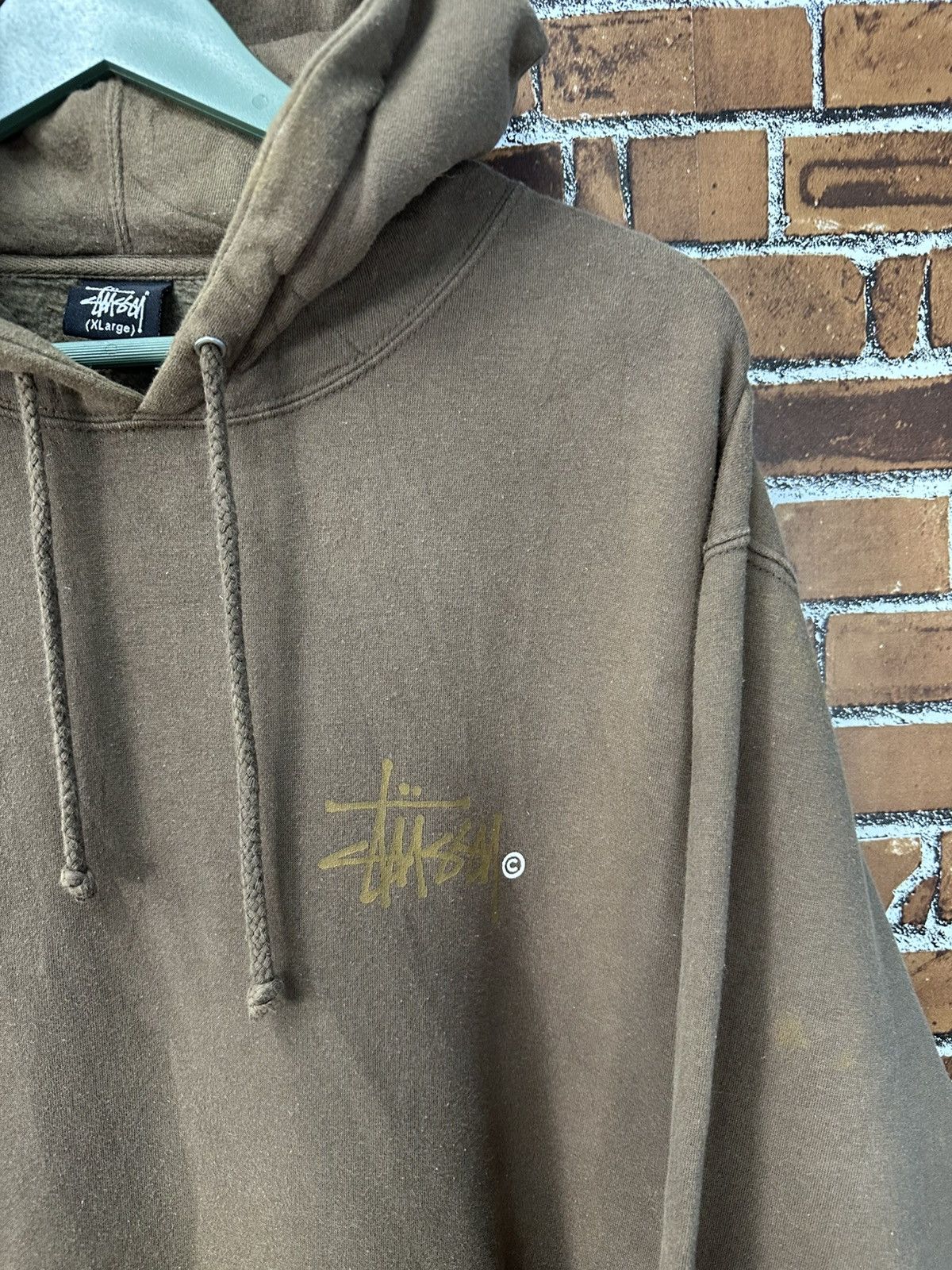 Stussy Stussy Big Logo Faded Hoodie Z353 Size US XL / EU 56 / 4 - 2 Thumbnail