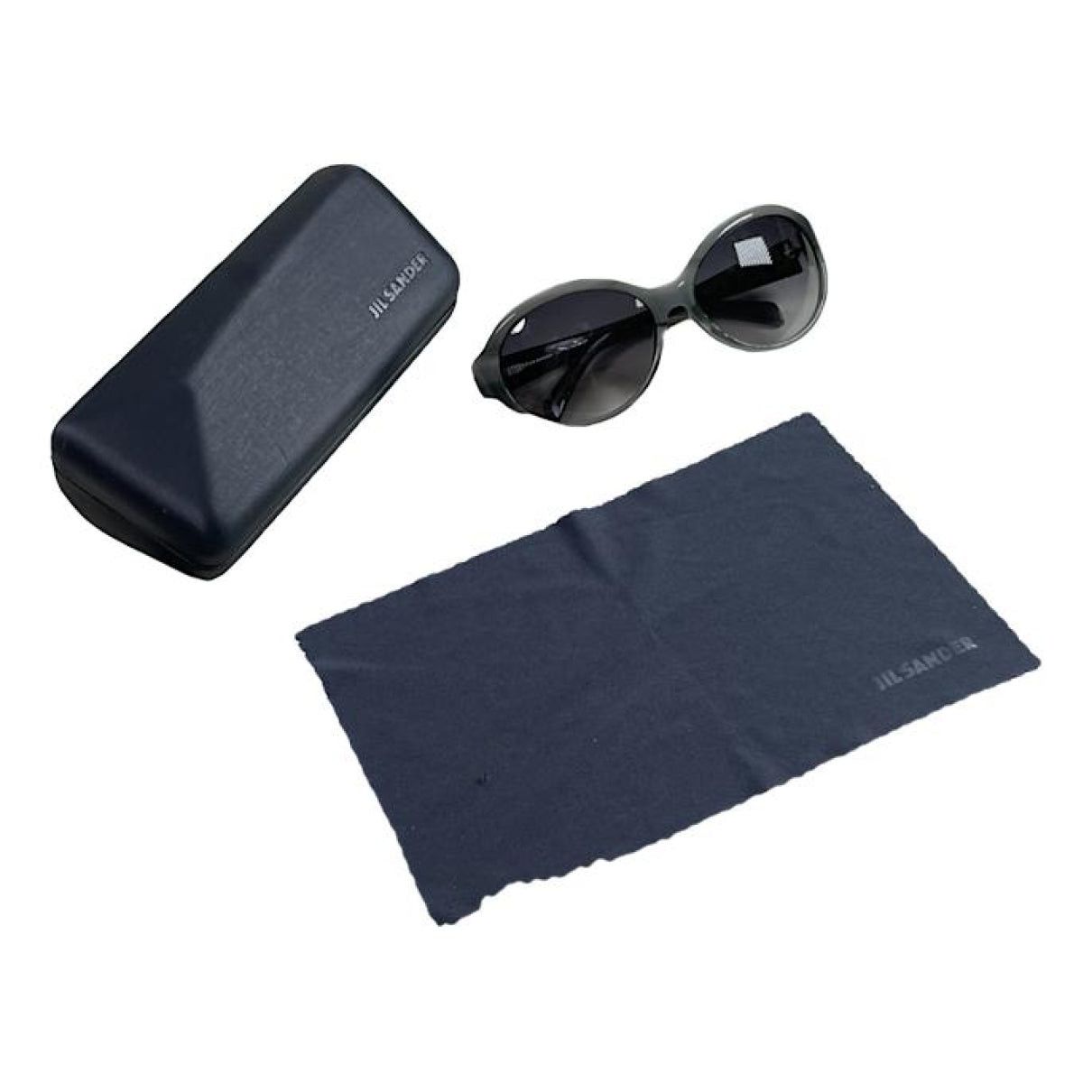 Jil Sander Black Plastic Sunglasses Size ONE SIZE - 1 Thumbnail