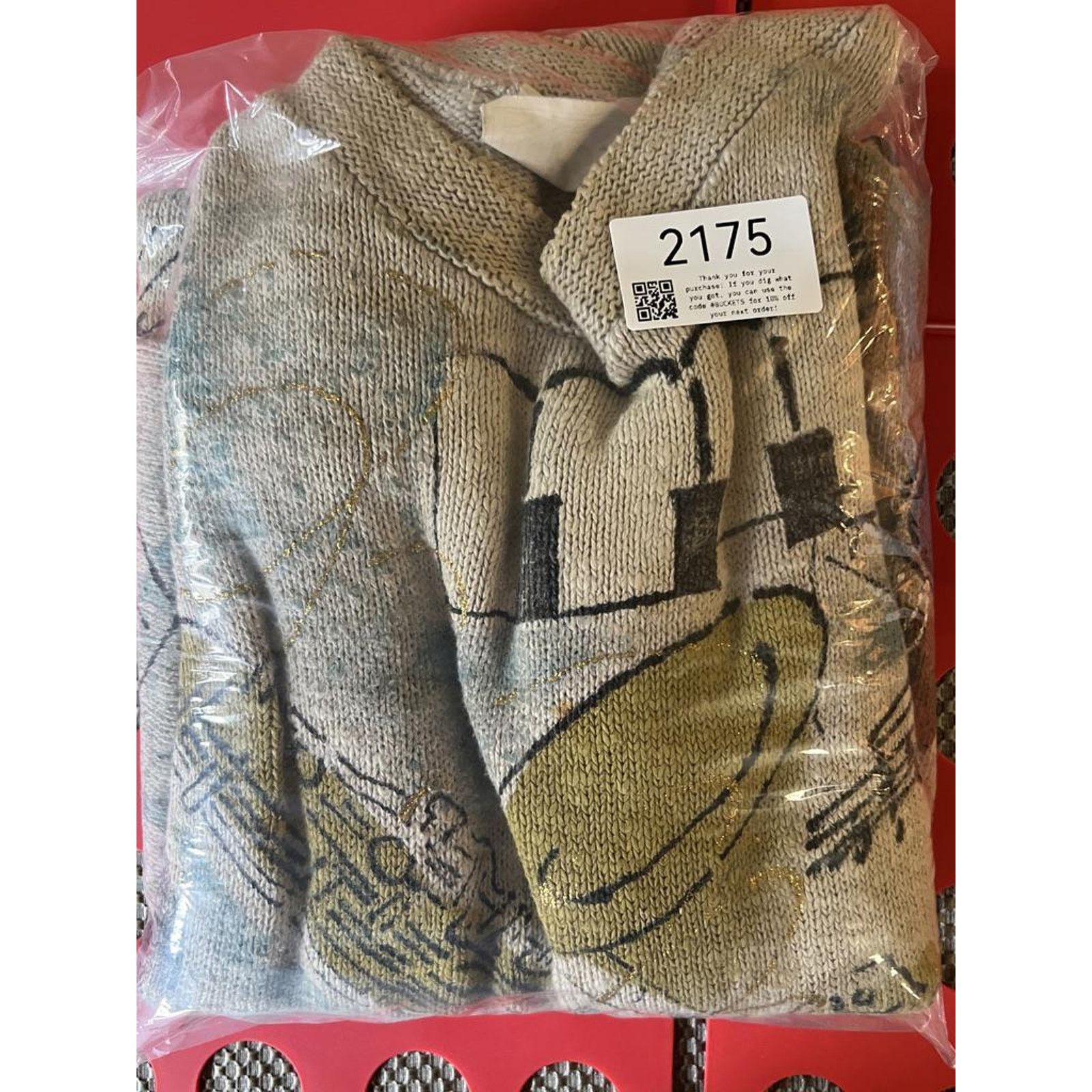 Vintage Rare Ps/LA Graphic Music Note Guitar Saxophone Sweater XL Size US XL / EU 56 / 4 - 8 Thumbnail