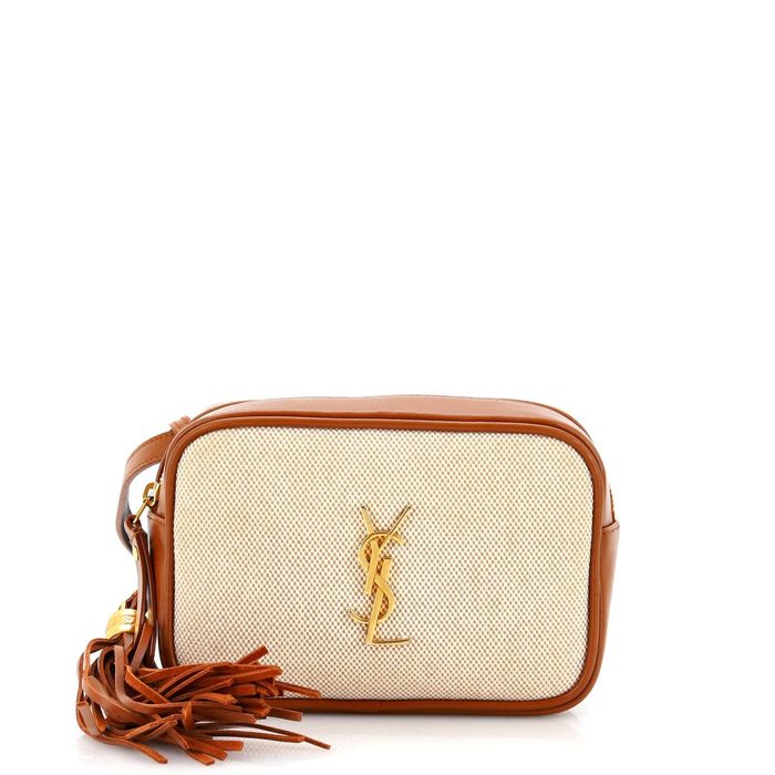 Yves Saint Laurent Lou Belt Bag Canvas with Leather Grailed