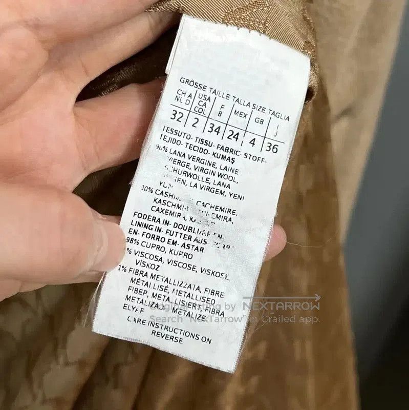 Max Mara MaxMara Cashmere Double-Breasted Coat for Women . Size XXS / US 00 / IT 34 - 7 Thumbnail