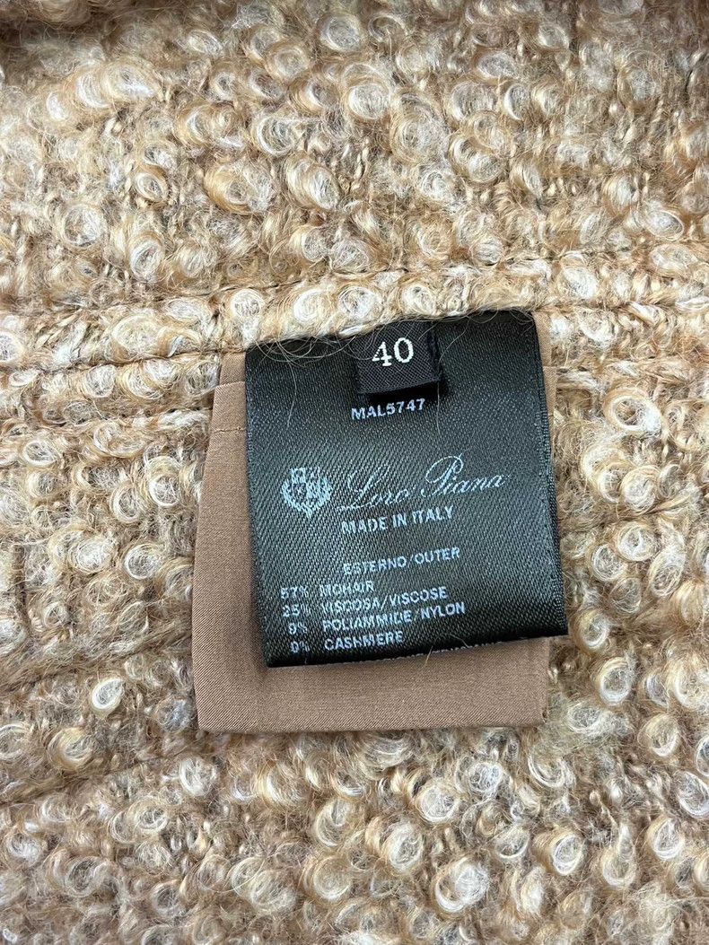 Loro Piana LORO PIANA Mid-length cashmere blended with horsehair and Size XS / US 0-2 / IT 36-38 - 5 Thumbnail