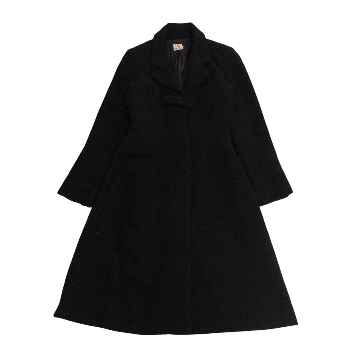 agnes b. 🔥RICH BLACK LONG JACKET AGNES B. MADE IN FRANCE Size XS / US 0-2 / IT 36-38 - 1 Thumbnail